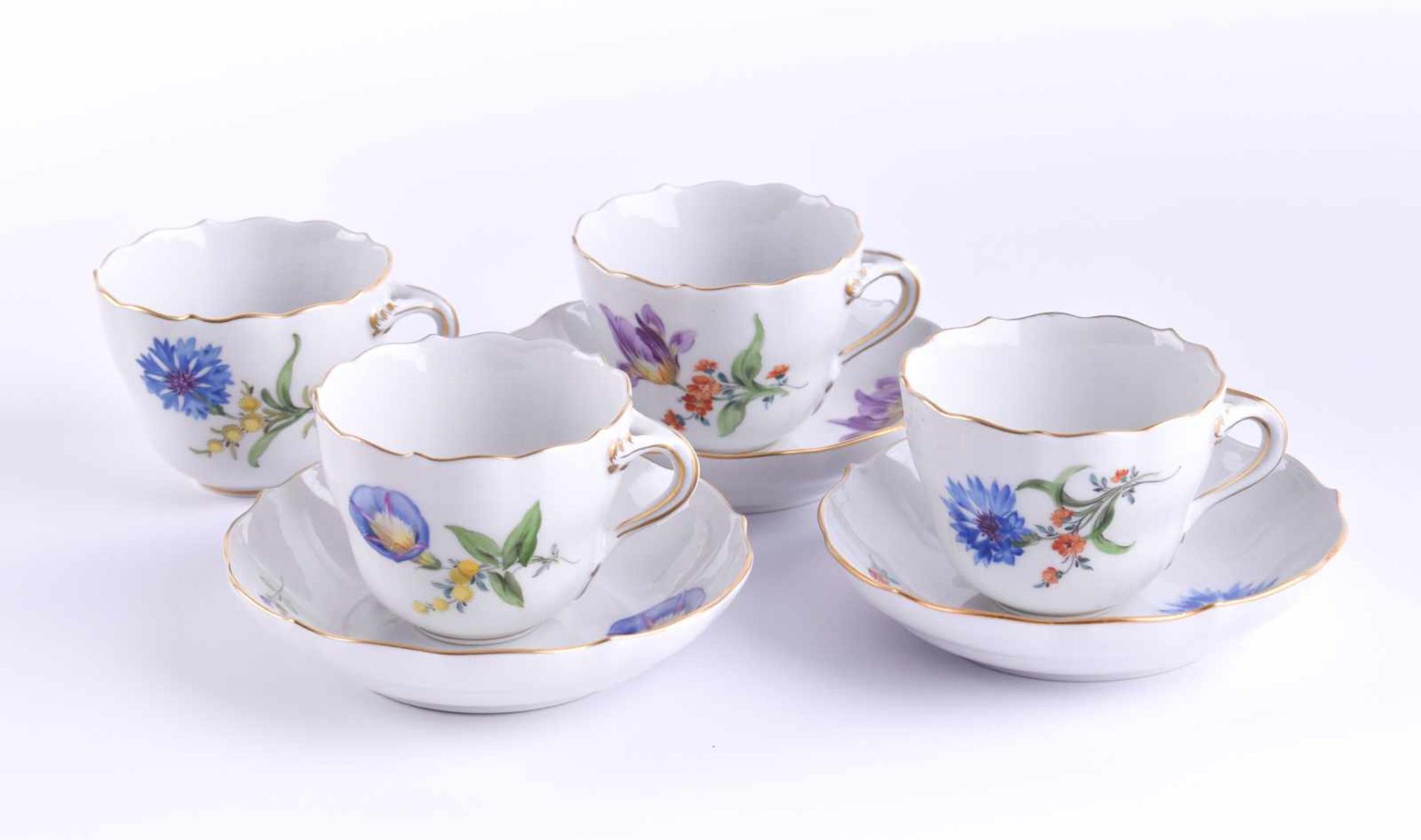 A group of porcelain Meissen