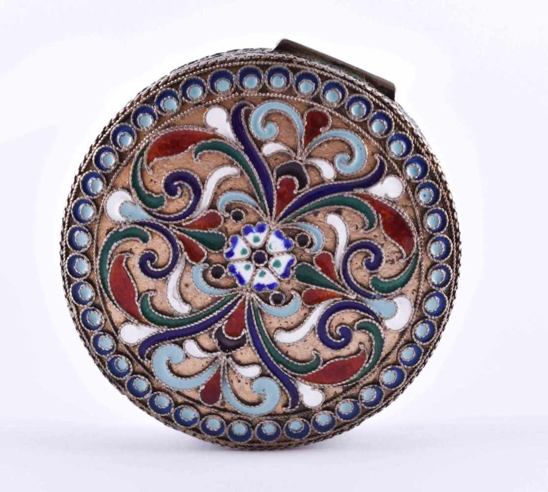 Cloisonné pillbox Russia<