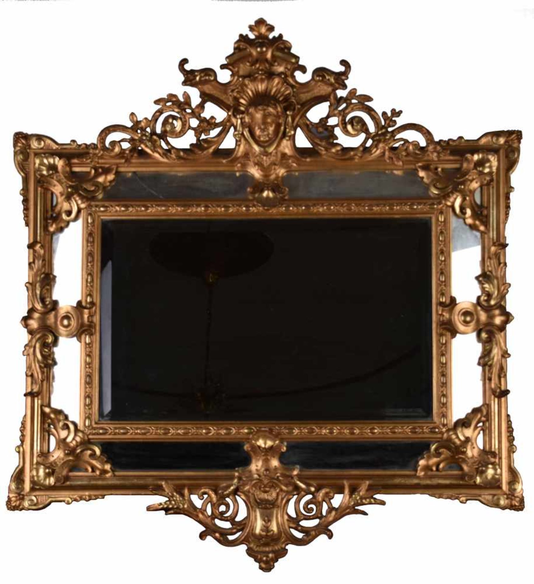 Pomp mirror around 1860 / 80