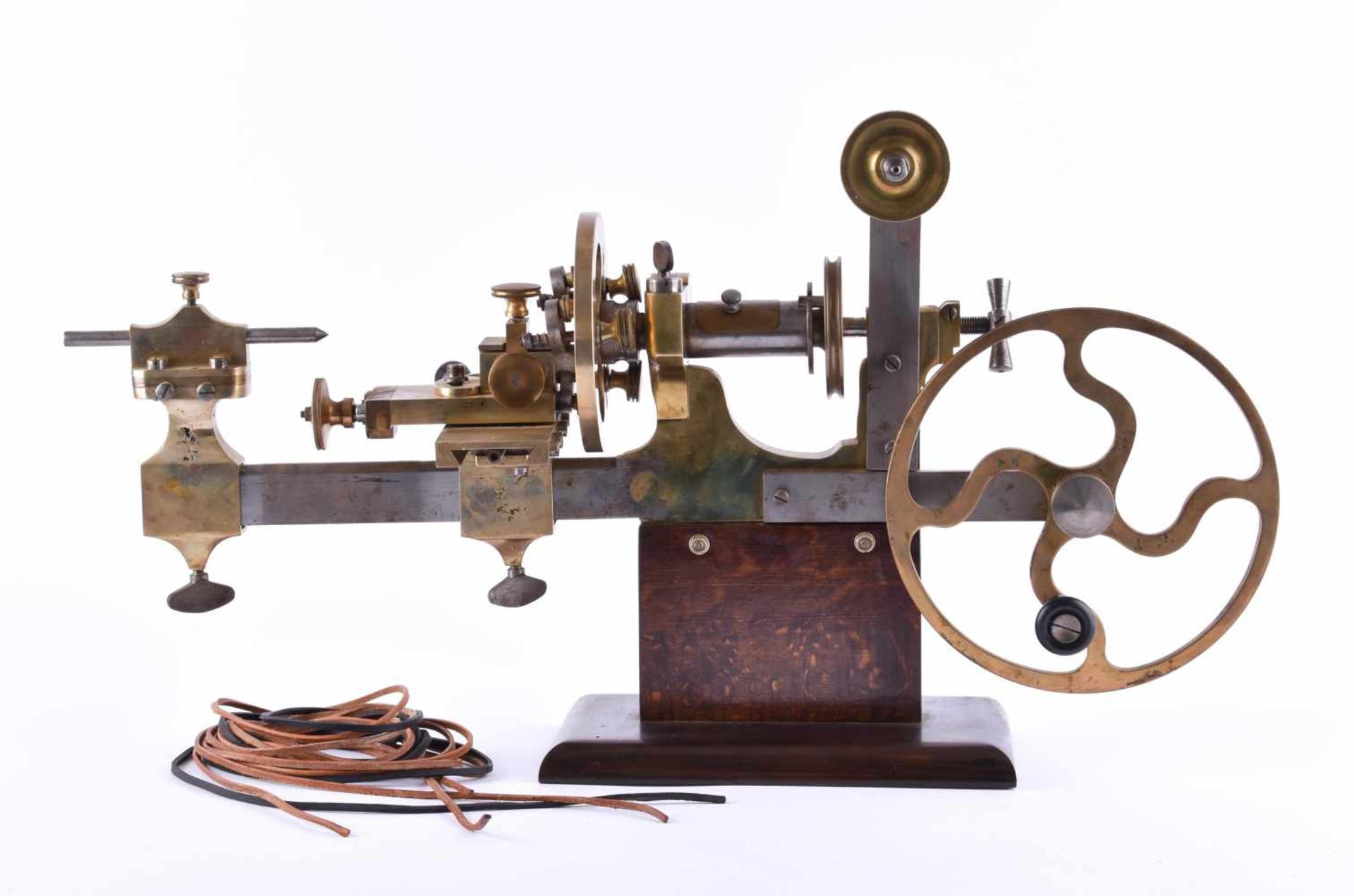 Clamp lathe, watchmaker lathe around 1880