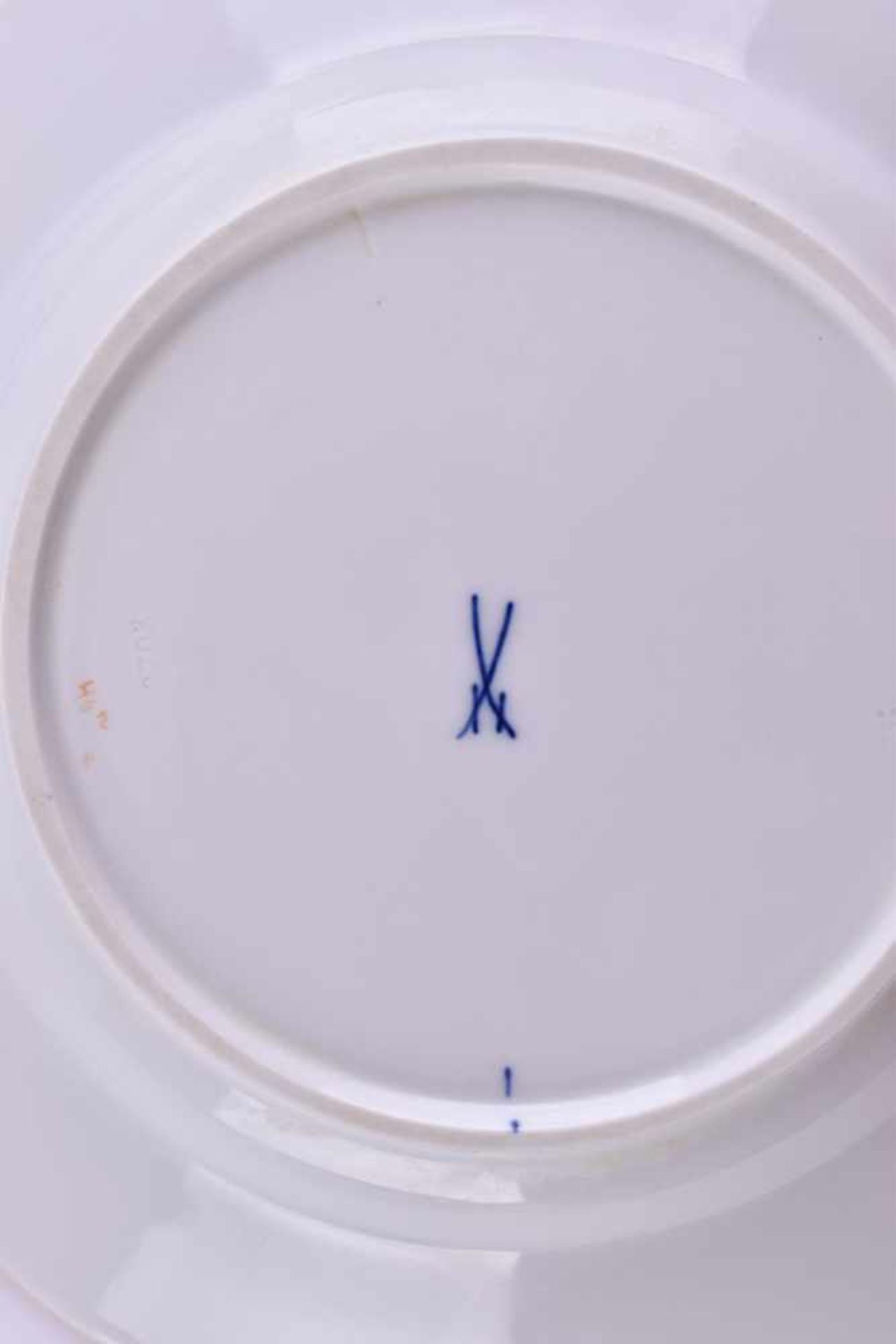 8 dinner plates Meissen - Image 4 of 5