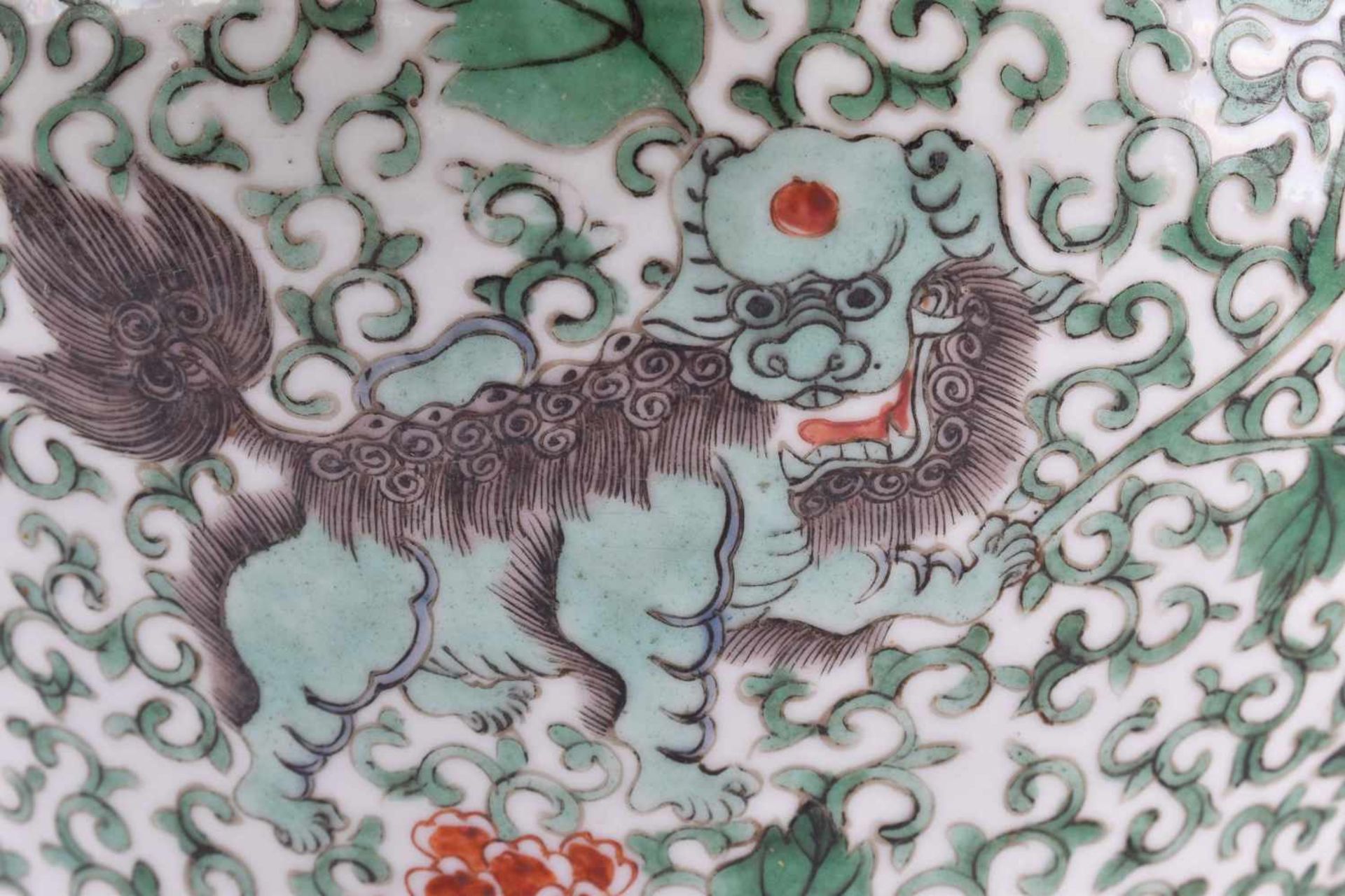 Famille Verte shoulder pot China Qing period, Daoguang? - Bild 5 aus 8