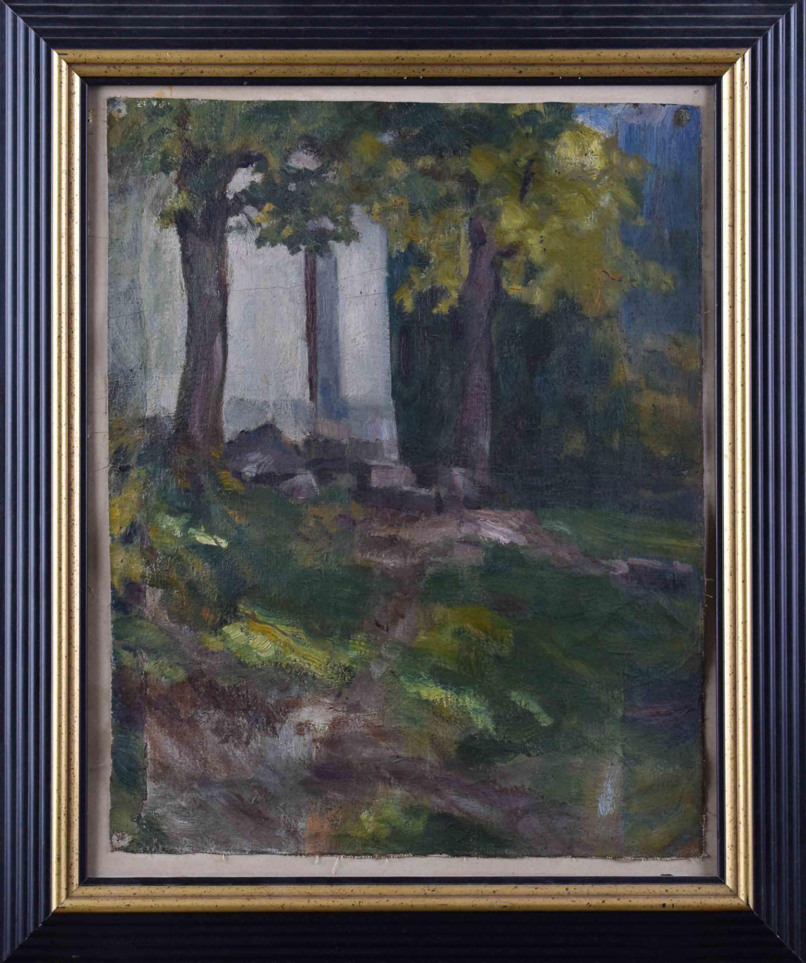 Curt RÜGER (1867-1930)"Park landscape"oil on canvas, dimensions: 46 cm x 36 cmCurt RÜGER (1867- - Bild 2 aus 5