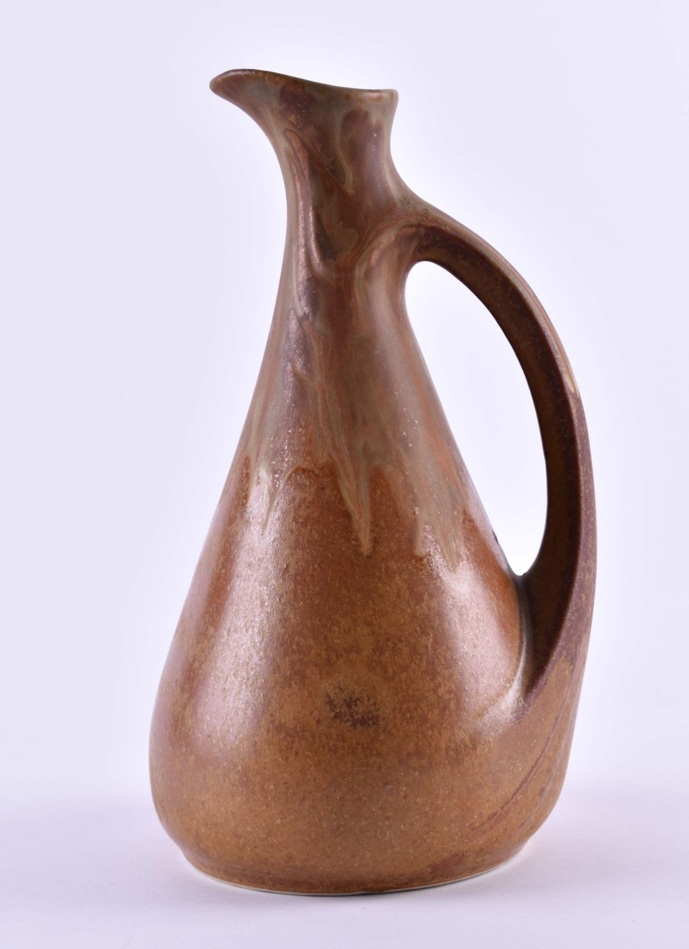 2 stoneware vasesin very good condition, height: 20 cm and 22 cm2 Steinzeug Vasensehr gut - Image 3 of 3