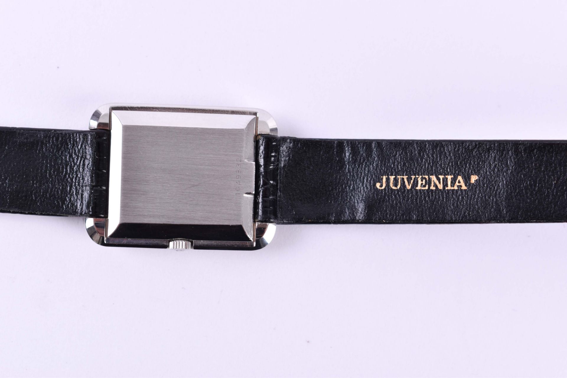 Juvenia wristwatchSwitzerland around 1970, steel, mechanical, unused and new with original - Image 4 of 4