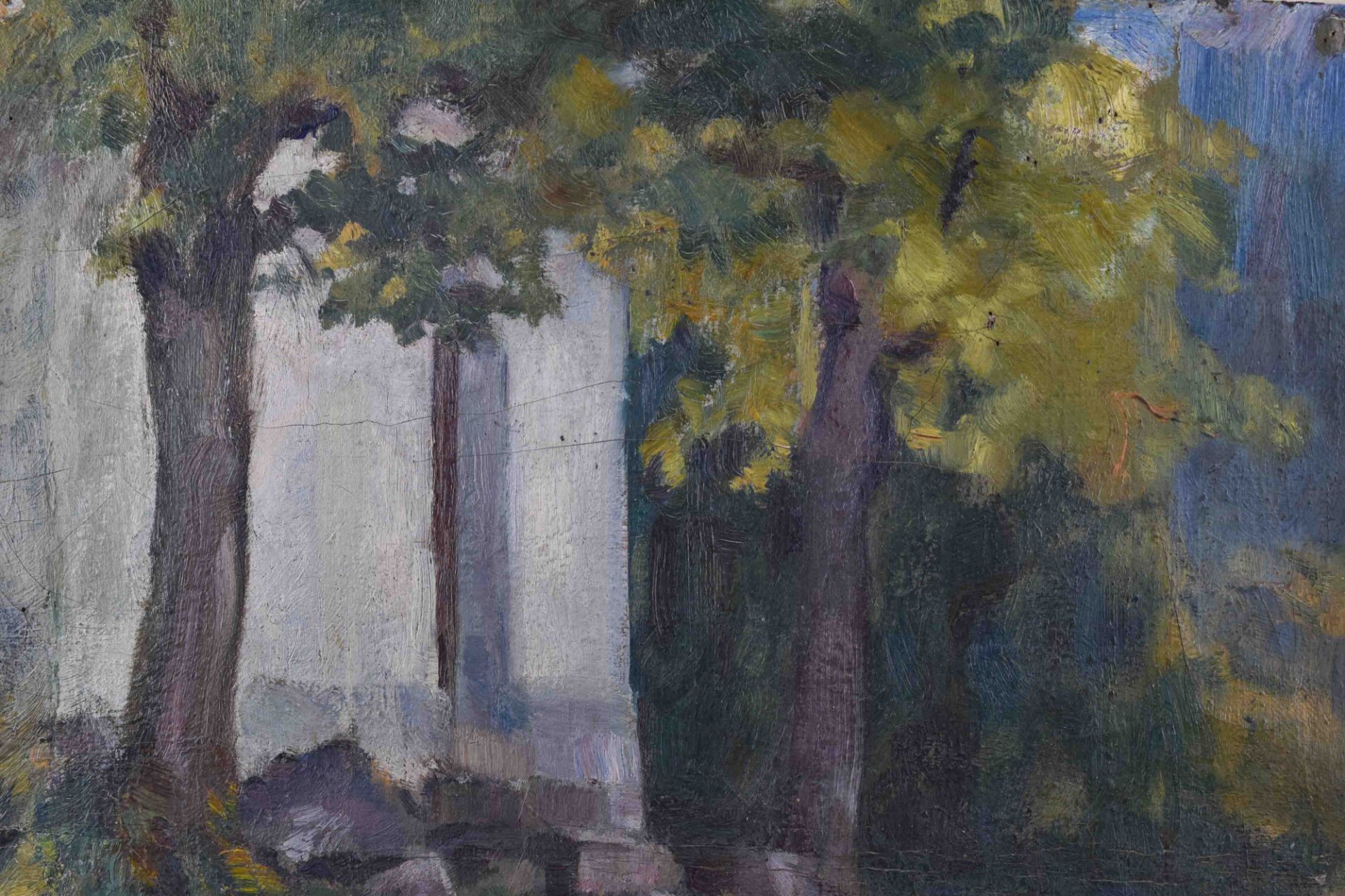 Curt RÜGER (1867-1930)"Park landscape"oil on canvas, dimensions: 46 cm x 36 cmCurt RÜGER (1867- - Bild 3 aus 5