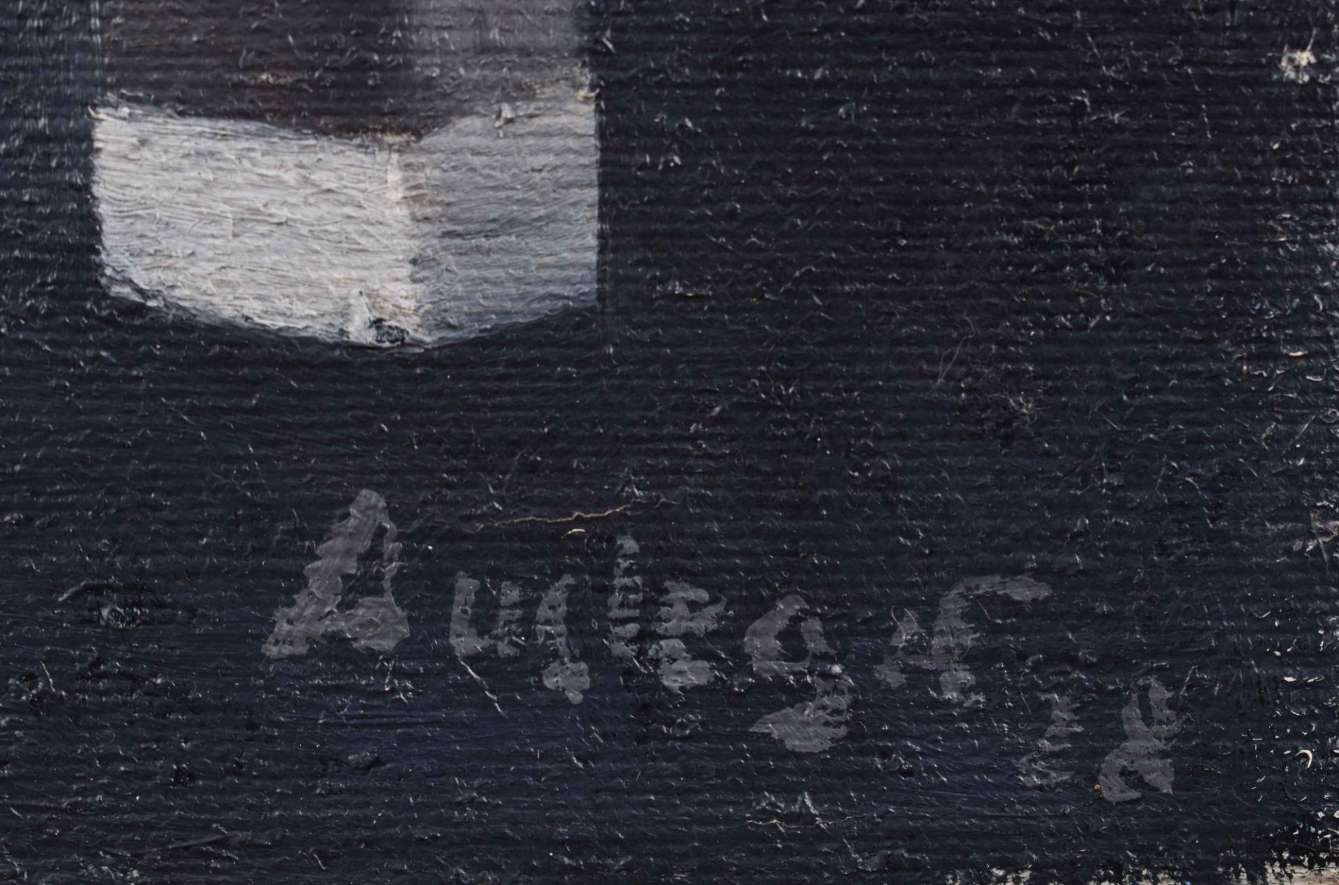Rudolf AUSLEGER (1897-1974)"Constructivist composition"painting oil / canvas, 50 cm x 42 cm,signed - Bild 5 aus 6