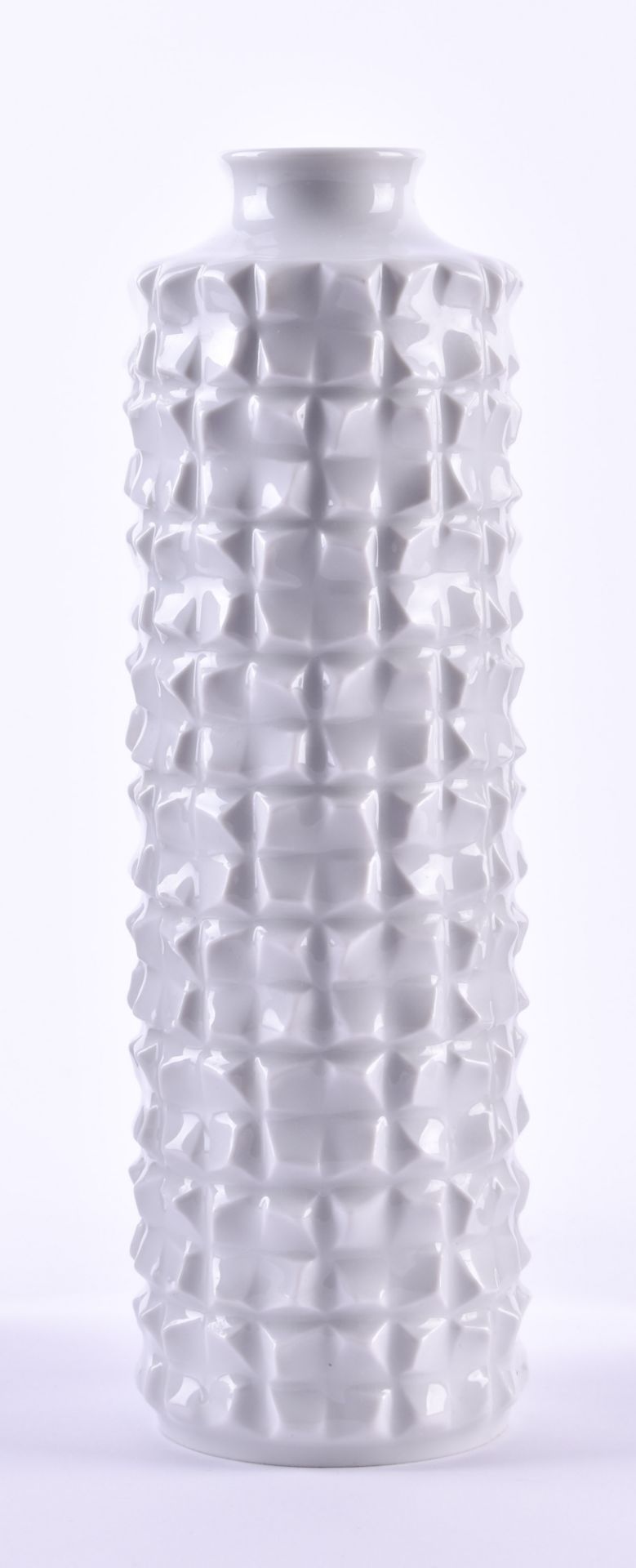 Vase Meissenwhite porcelain, blue swords mark, 1st choice, height: 23 cmVase MeissenWeißporzellan,