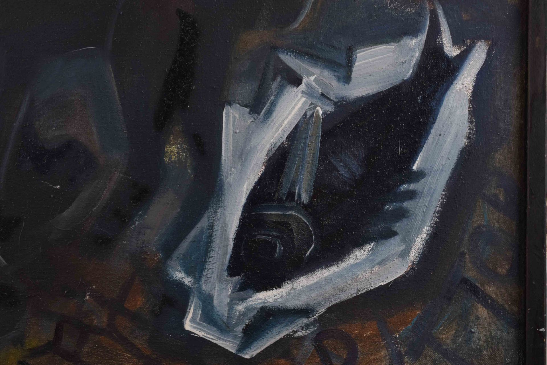 Igor RUTTER (1959)"Untitled"painting oil / canvas, 99.8 cm x 80.5 cm,signed on the lower right, - Bild 5 aus 7