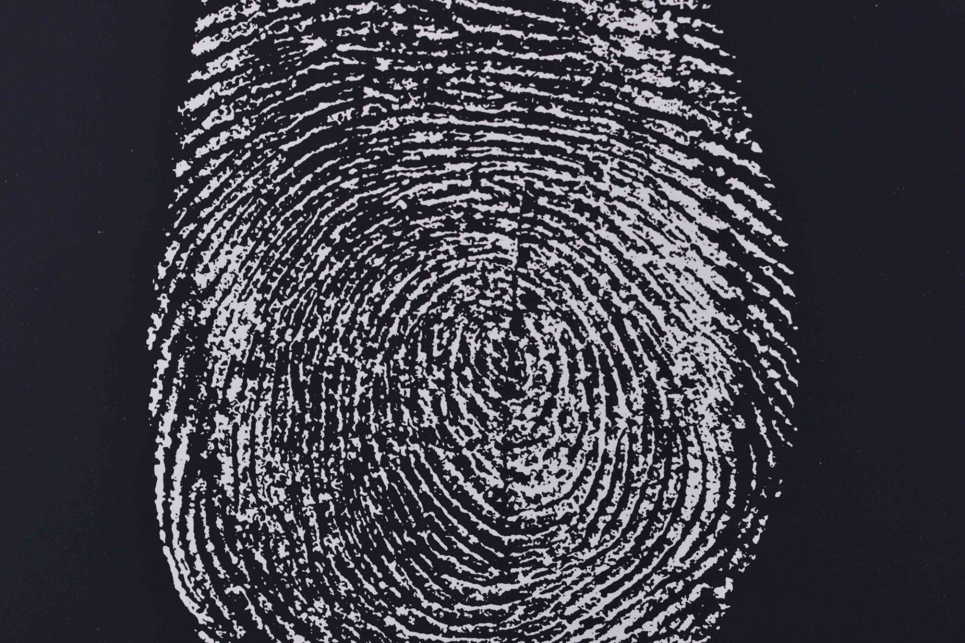 Ferdinand KRIWET (1942-2018)"Fingerprint"graphic - color screenprint, hand signed on the lower - Bild 3 aus 5