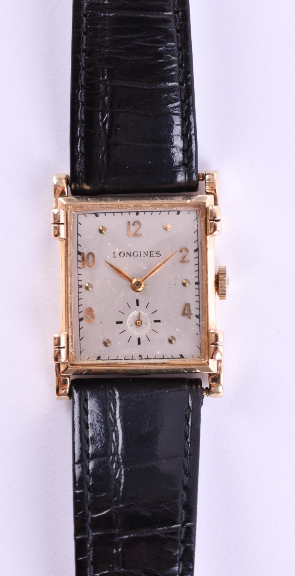 Men's watch Longines 1940syellow gold 14 k, caliber 8LN with gold-plated chatons, 17 jewels and fine - Image 2 of 4