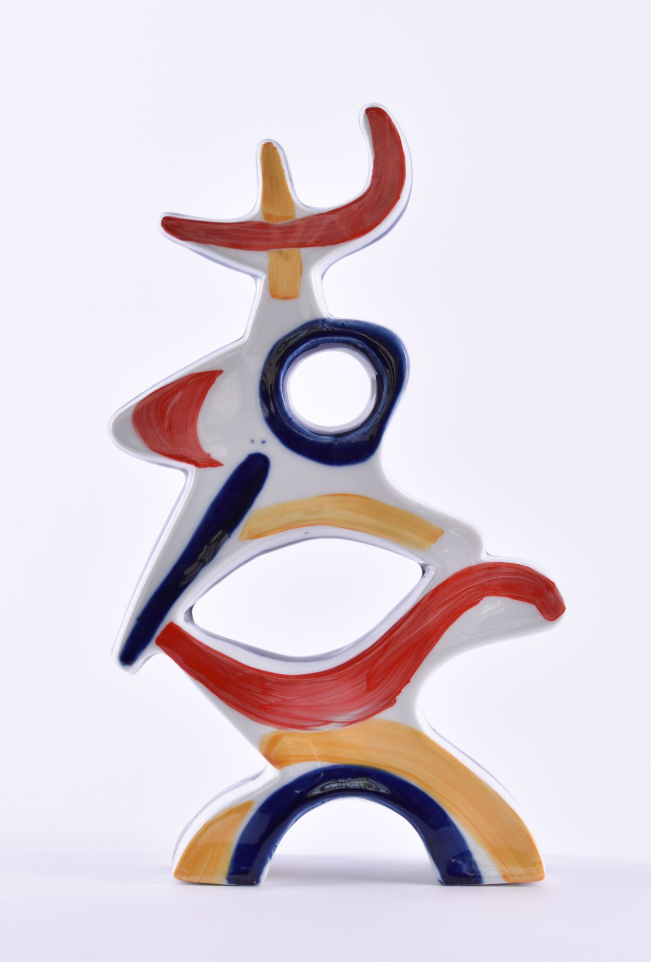 Hans ARP (1886-1966)"Lembrando"porcelain, colored, height: 26.5 cm,signed and inscribed under the - Bild 3 aus 7