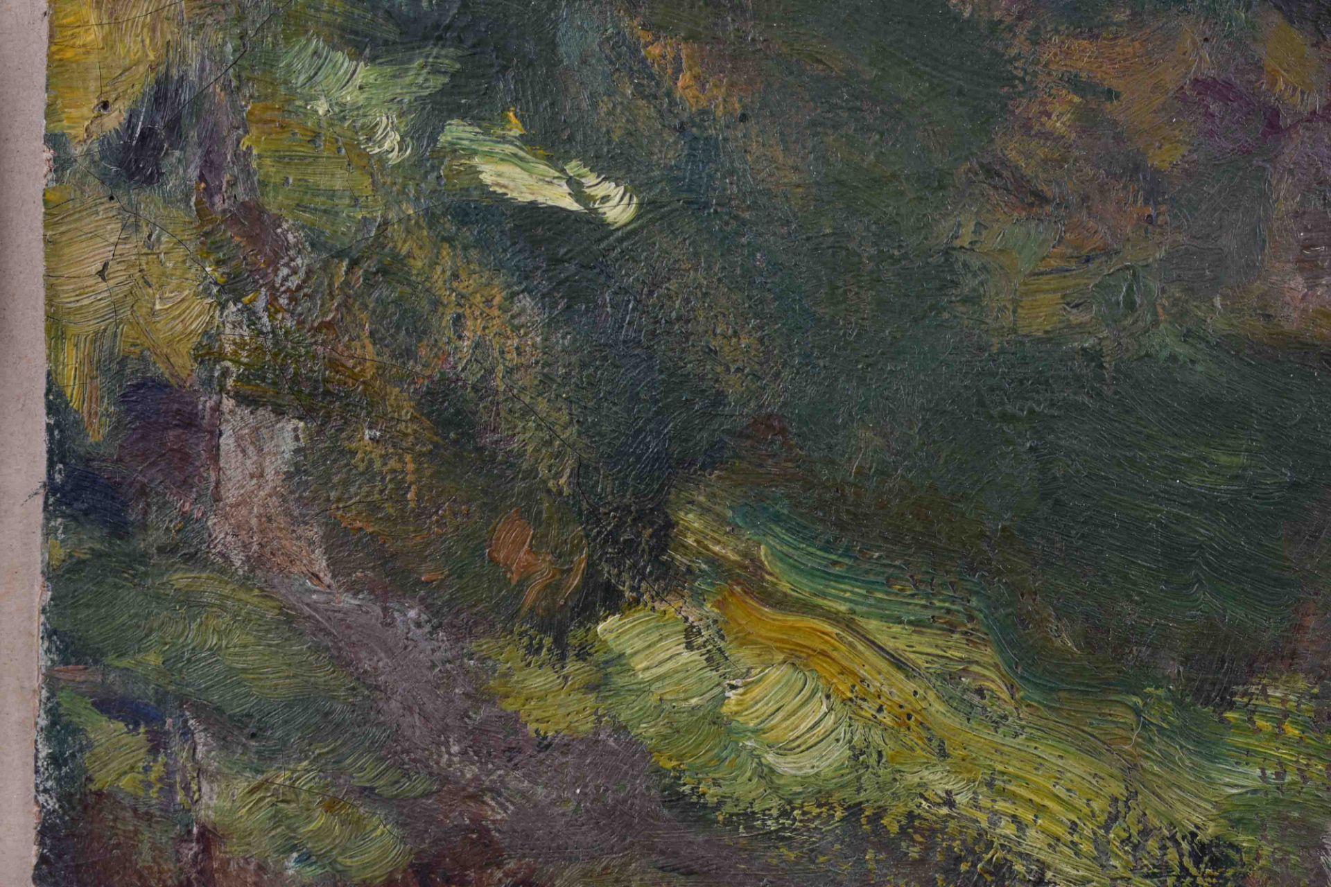 Curt RÜGER (1867-1930)"Park landscape"oil on canvas, dimensions: 46 cm x 36 cmCurt RÜGER (1867- - Bild 5 aus 5