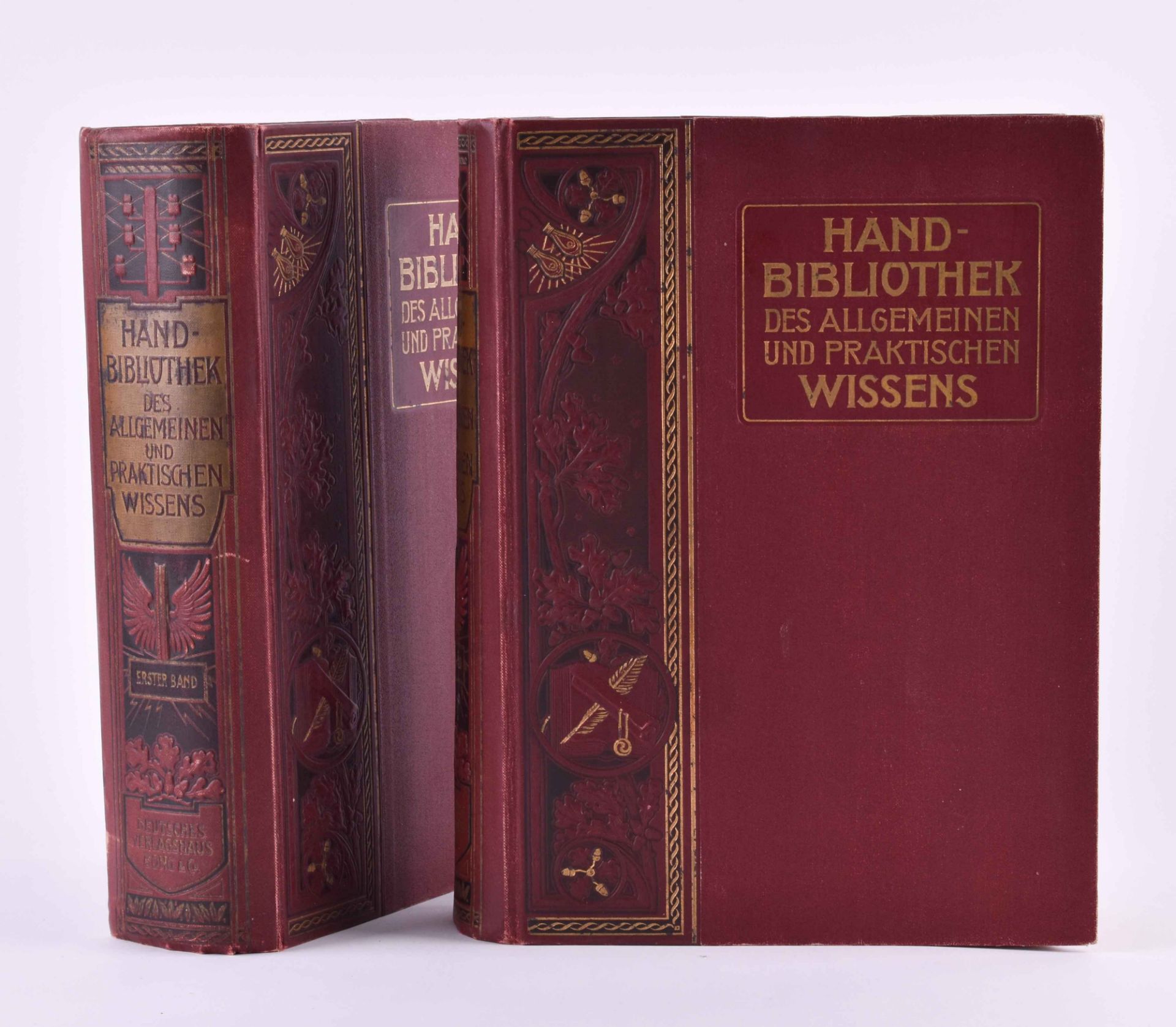 Handbibliothek des Allgemeinen u. Praktischen WissensE. Müller-Baden, 1. und 2. Band, guter