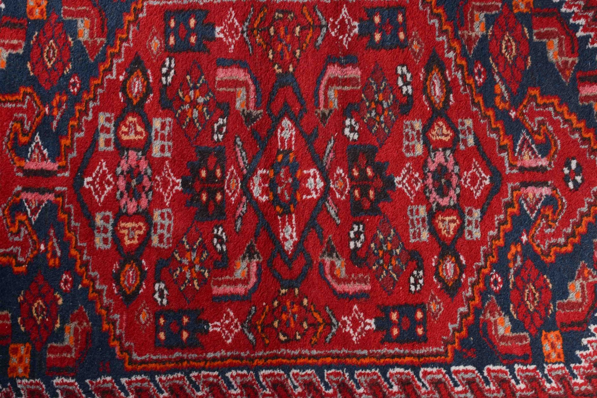 Alter Orientalischer Teppich212 cm x 108 cmOld oriental carpet212 cm x 108 cm - Bild 2 aus 4