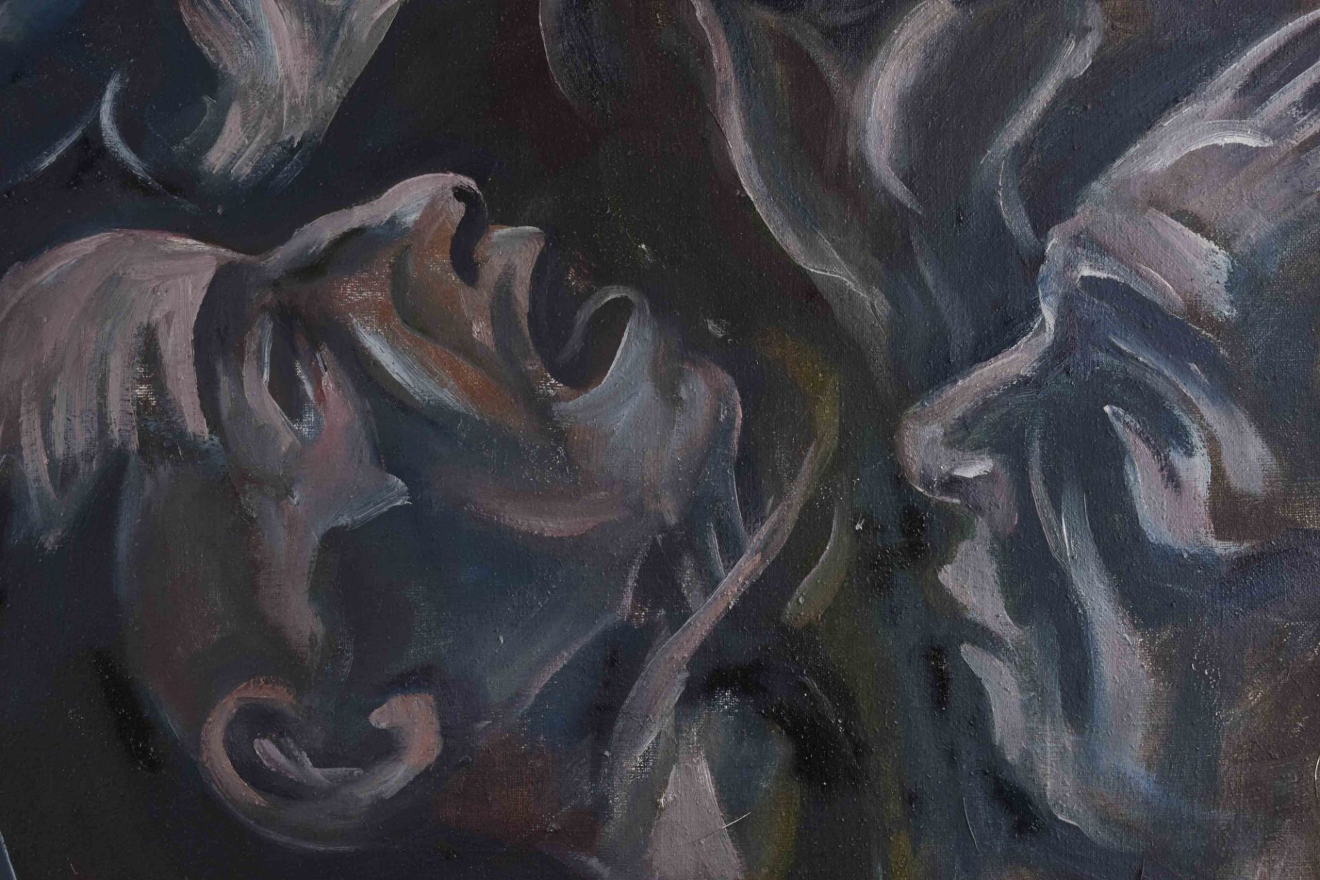 Igor RUTTER (1959)"Ohne Titel"Gemälde Öl / Leinwand, 99,8 cm x 80,5 cm,rechts unten signiert, - Bild 4 aus 7