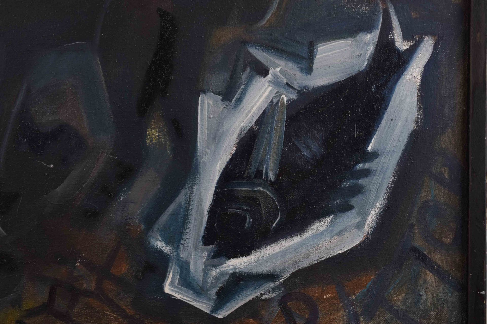 Igor RUTTER (1959)"Ohne Titel"Gemälde Öl / Leinwand, 99,8 cm x 80,5 cm,rechts unten signiert, - Bild 5 aus 7