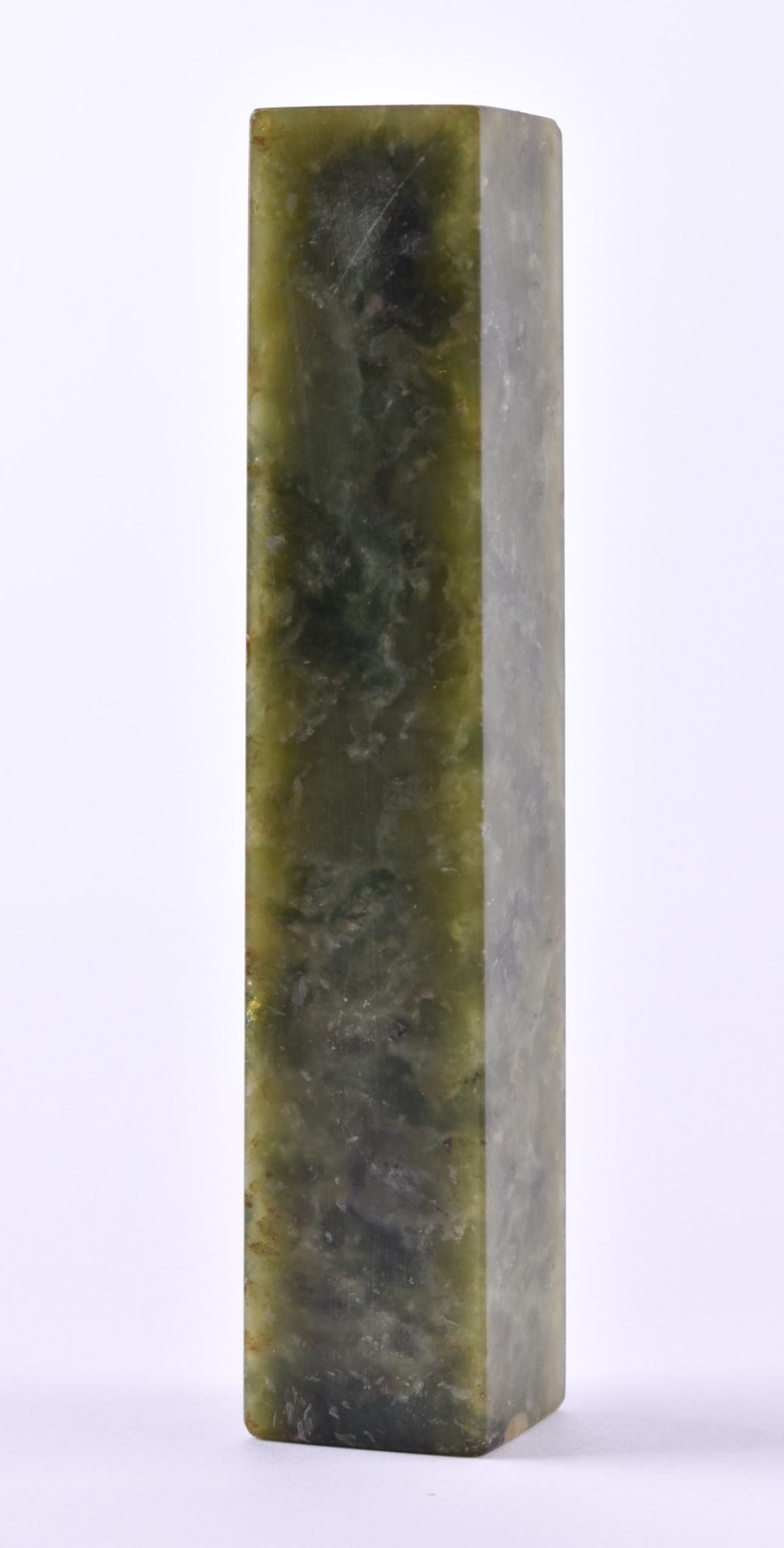 Jade PapiergewichtPapiergewicht Jadeit, Maße: 12,5 cm x 2,6 cm x 2,1 cm, Gewicht: 169,6 g, mit - Bild 4 aus 4