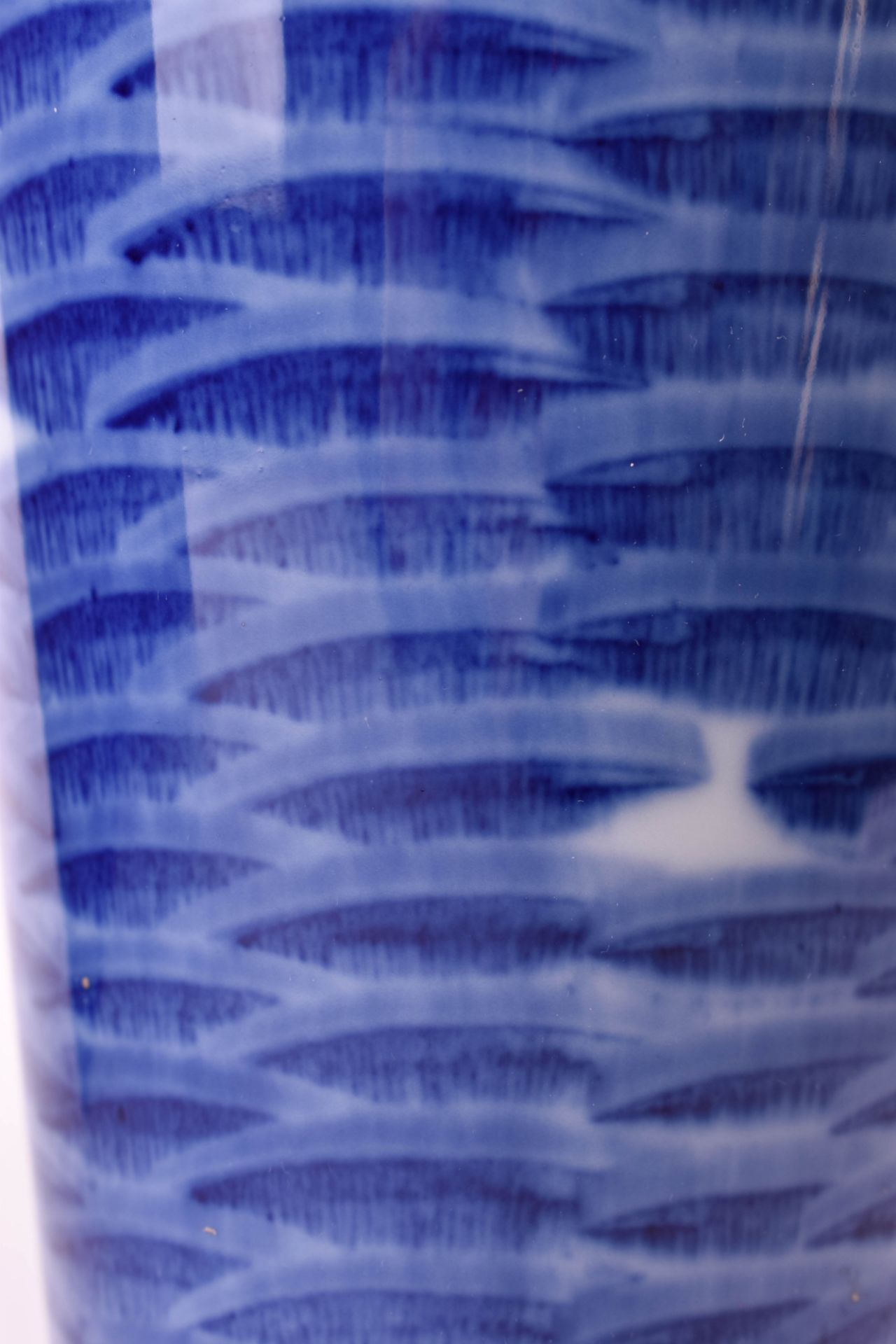 Vase KPMunterglasurblaues Dekor, blaue Zeptermarke, H: 30 cmVase KPMunderglaze blue decor, blue - Bild 4 aus 5