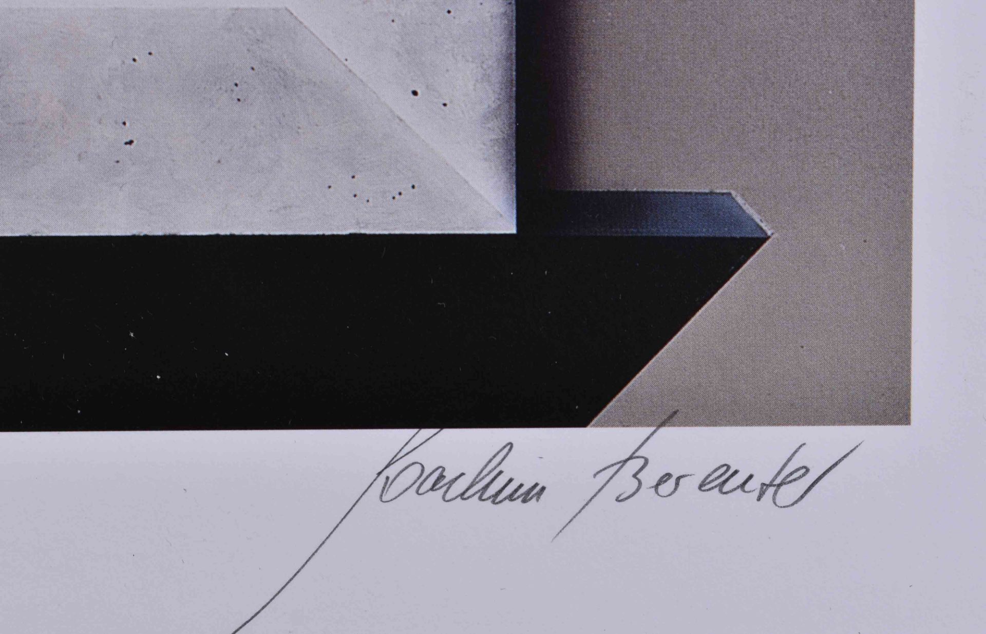 Joachim BEREUTER (1946)"Ohne Titel"Grafik - Reprografie / Farboffset, Sichtmaß: 48,5 cm x 48 cm, - Image 5 of 6