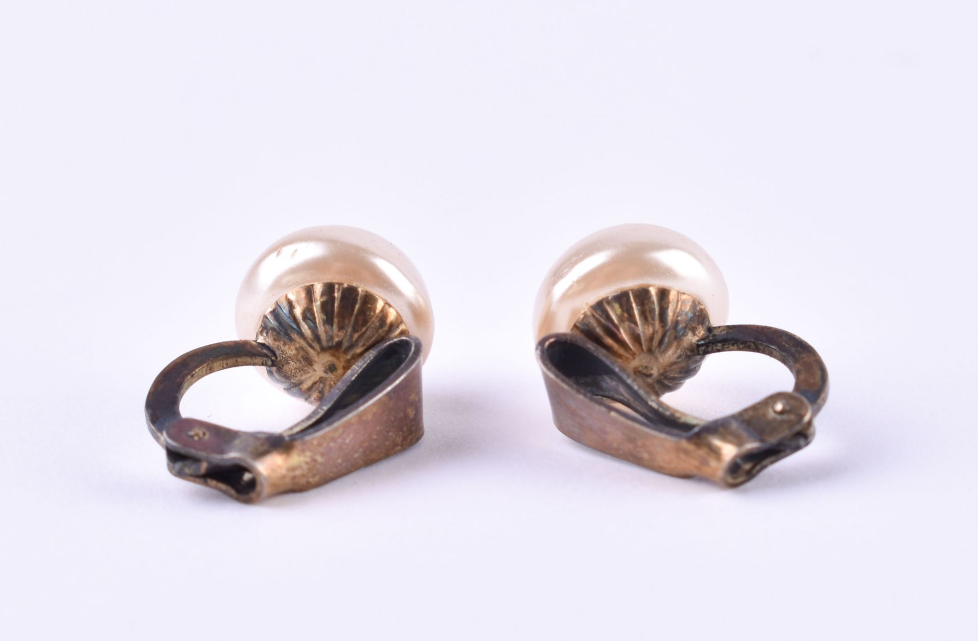 Paar Perlen- Ohrclips - Image 3 of 5