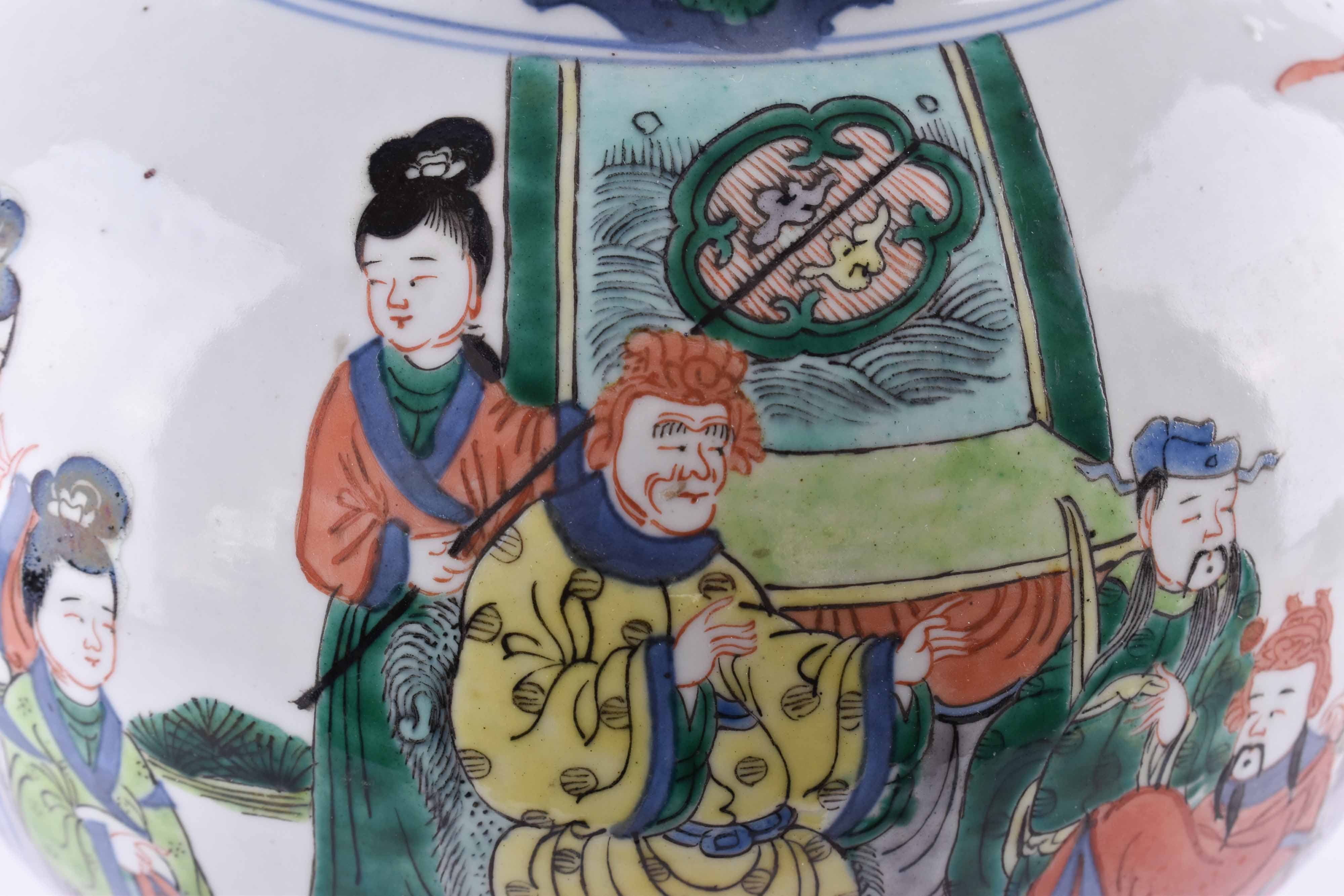 Ingwer-Topf China Qing- Dynastie 19. Jhd. - Image 6 of 7