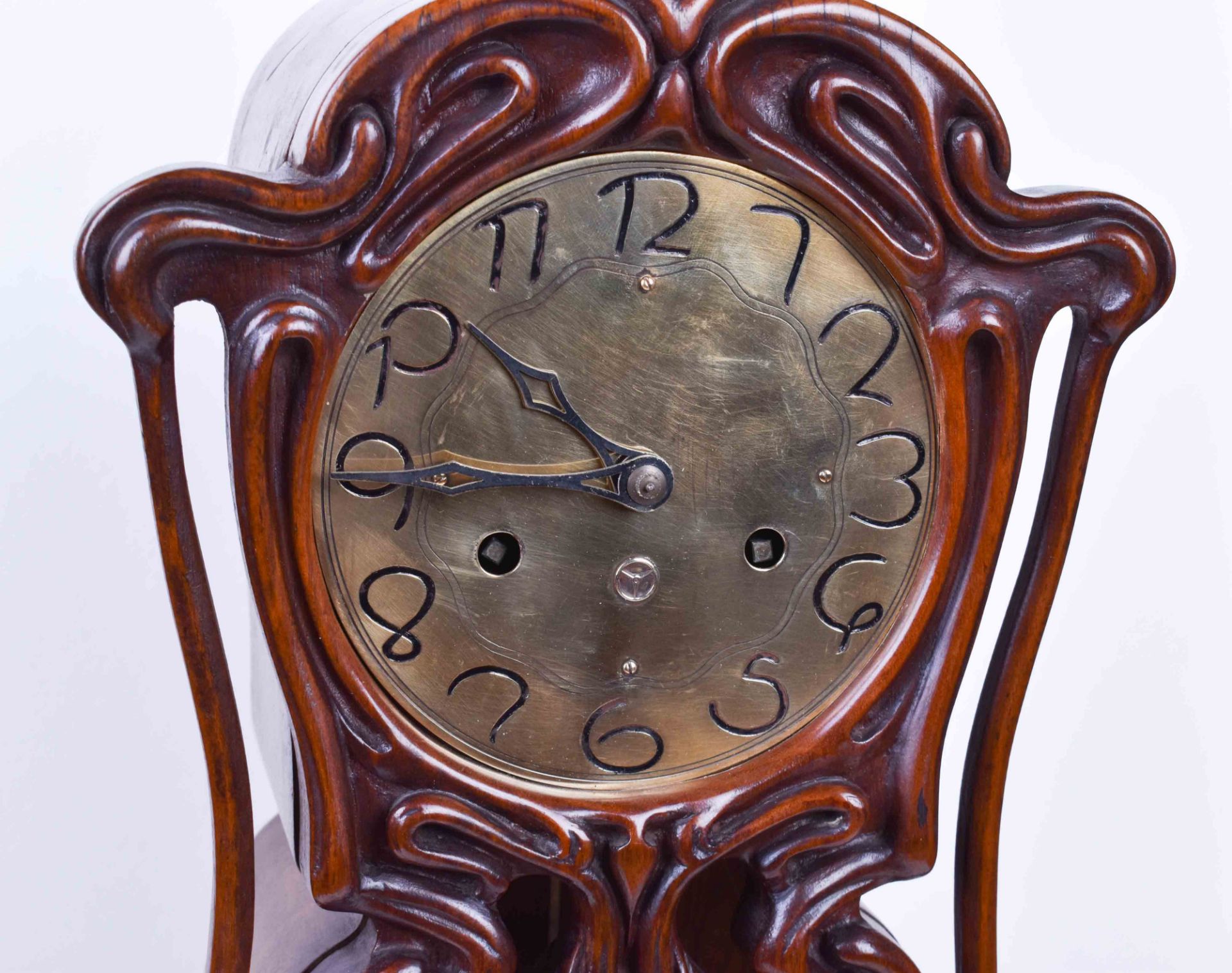 Jugendstil-Uhr um 1900 - Image 2 of 6