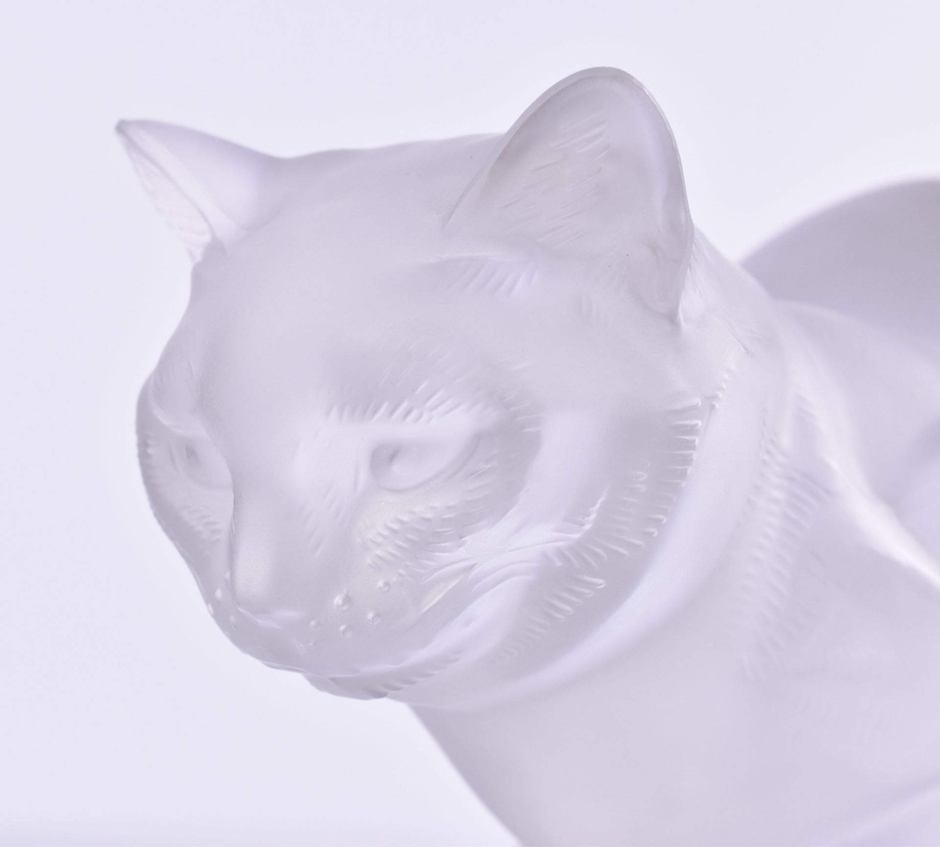 Lalique Kristall-Katze - Bild 4 aus 5