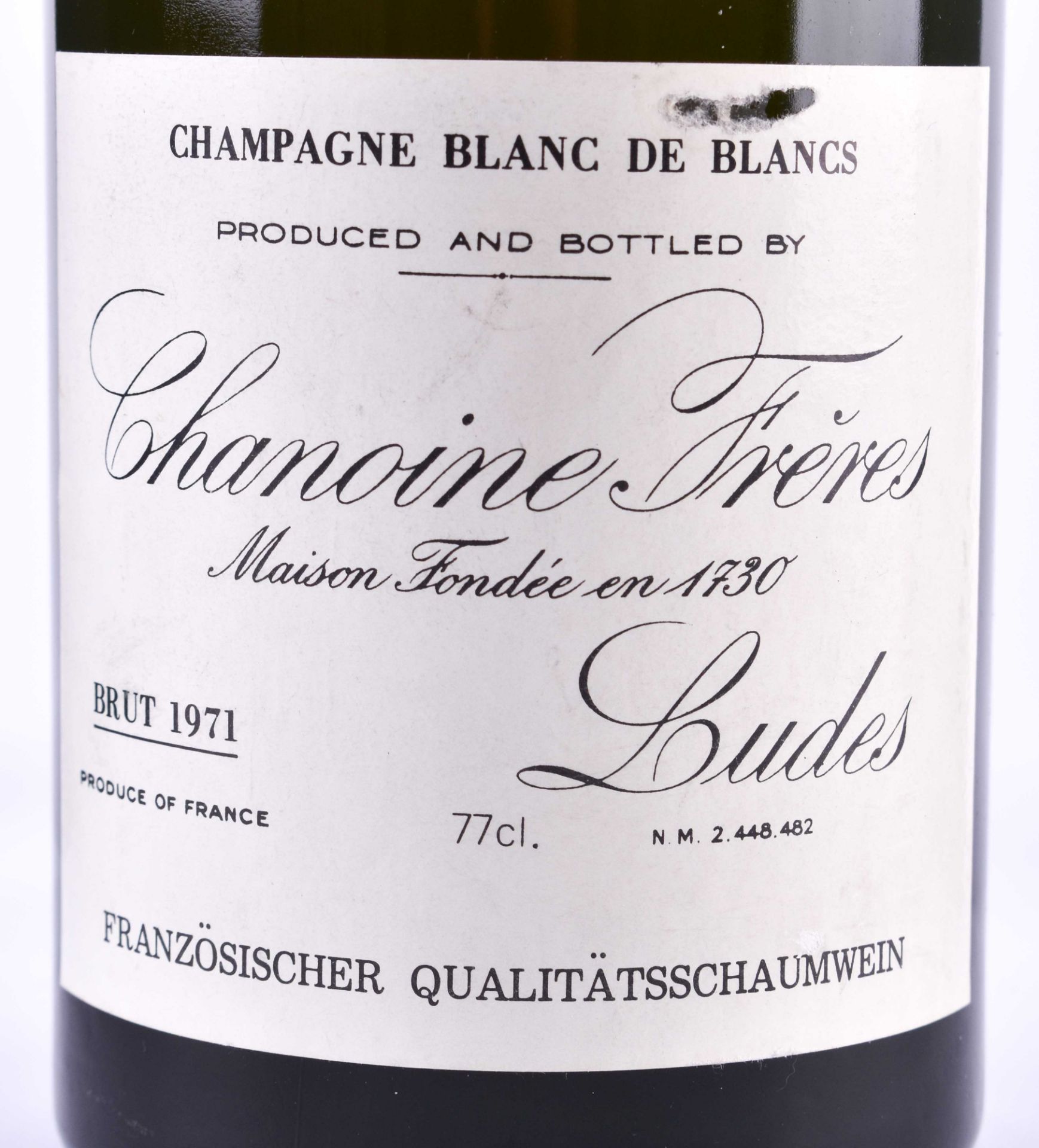 Chanoine Freres Champagne 1971 - Bild 2 aus 4