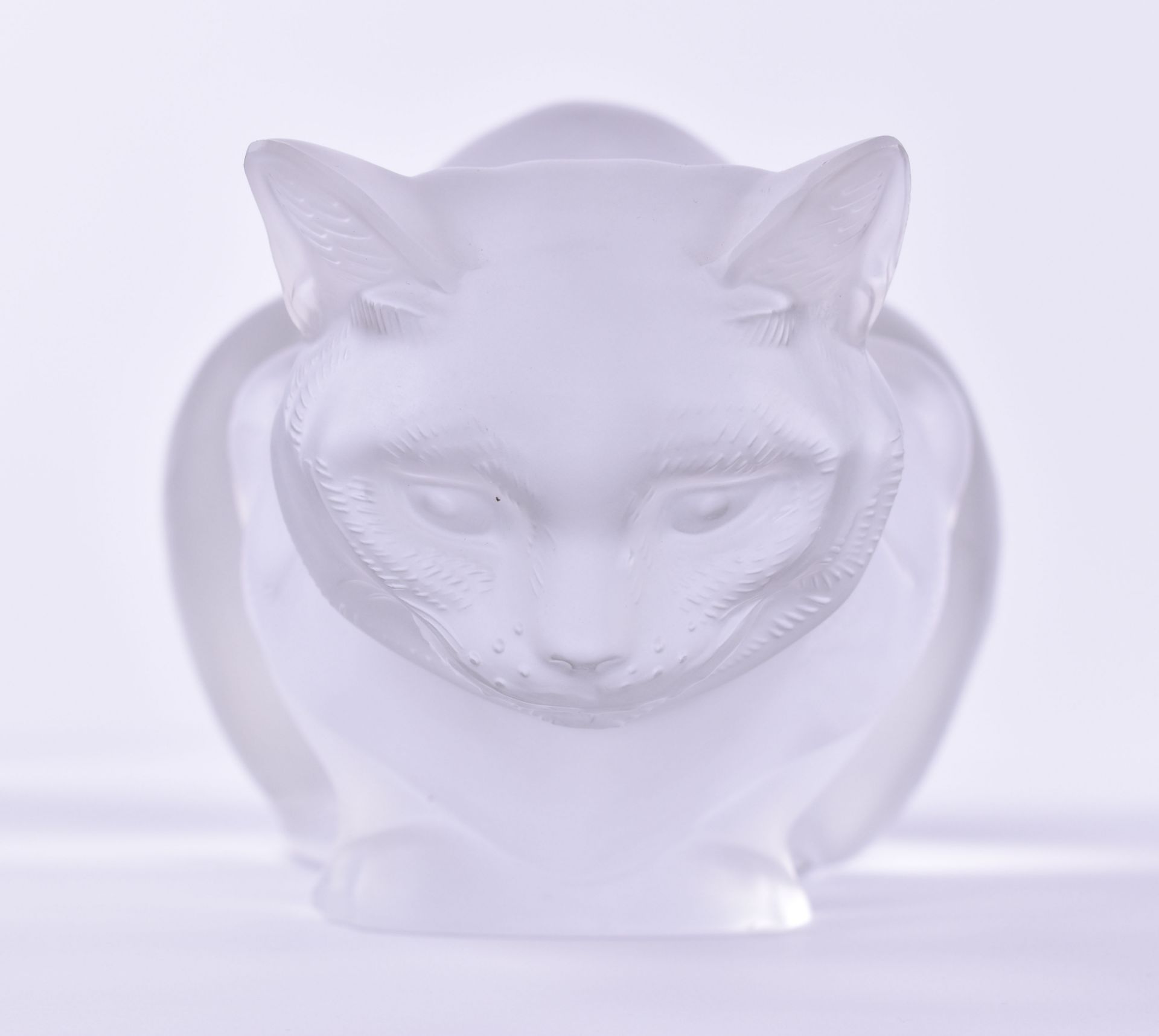 Lalique Kristall-Katze - Bild 3 aus 5