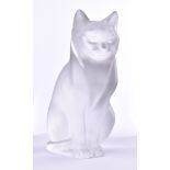 Lalique Kristall-Katze