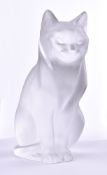 Lalique Kristall-Katze