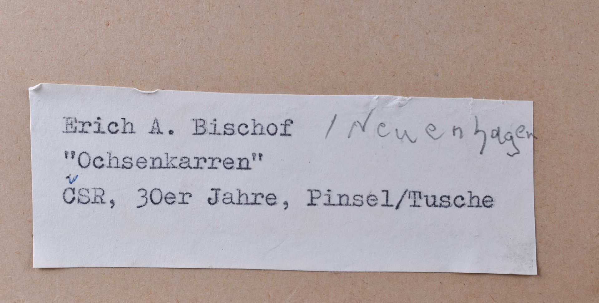 Erich Arnold BISCHOF (1899-1990) - Image 9 of 10