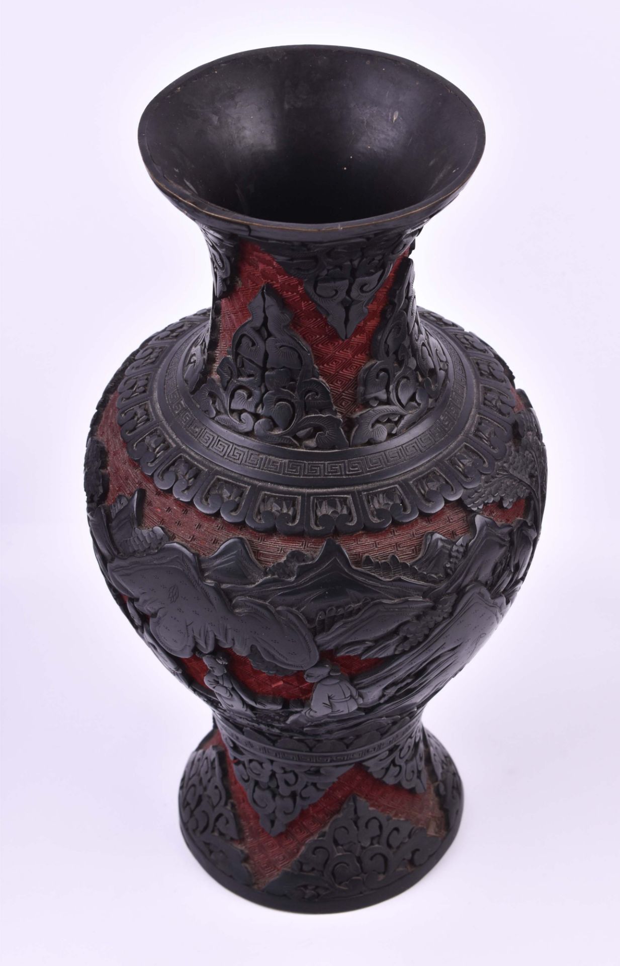 Lackvase China wohl 18. Jhd. - Image 5 of 5