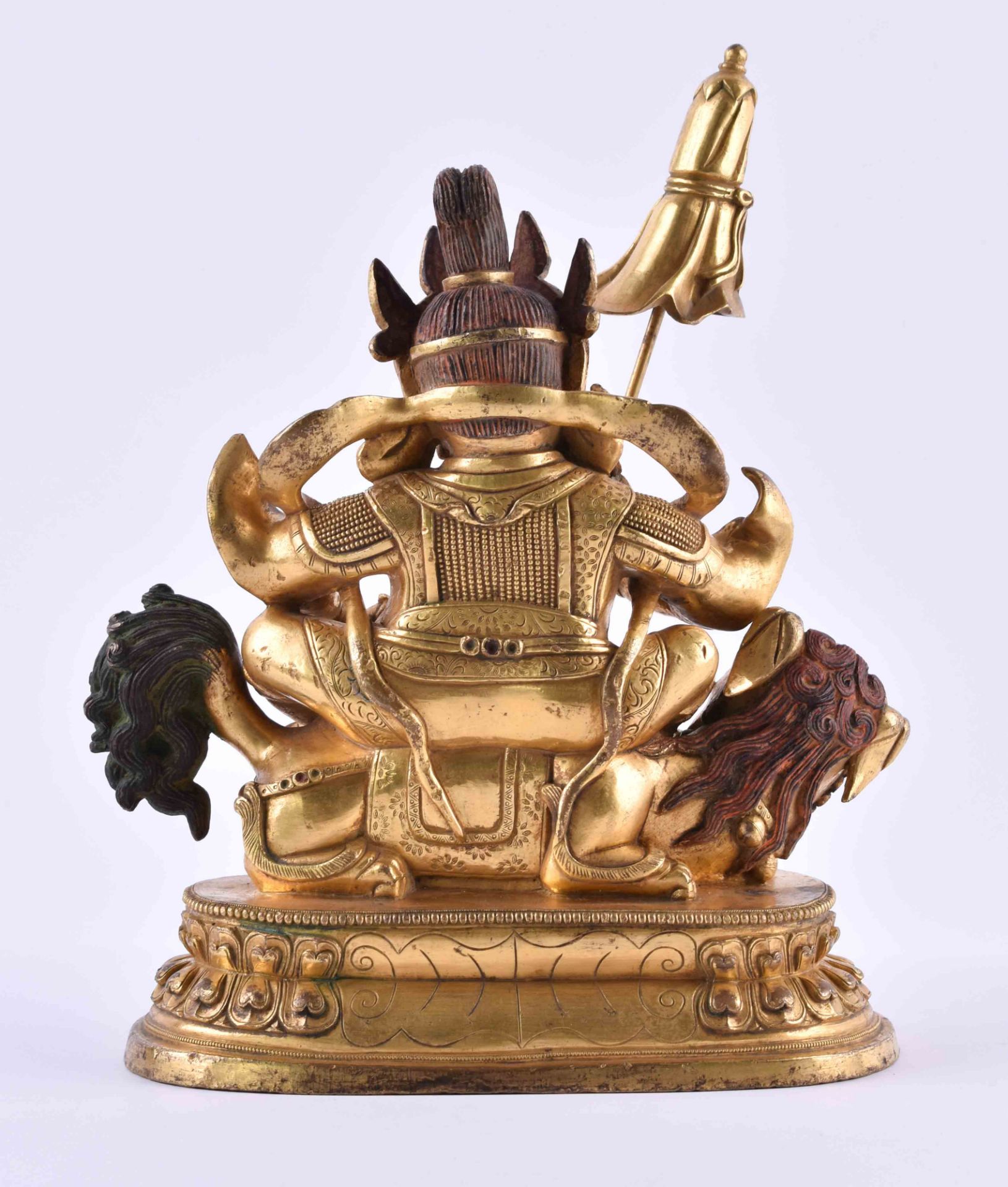 Bronze des Vaishravana Tibet 18. / 19. Jhd. - Image 6 of 7