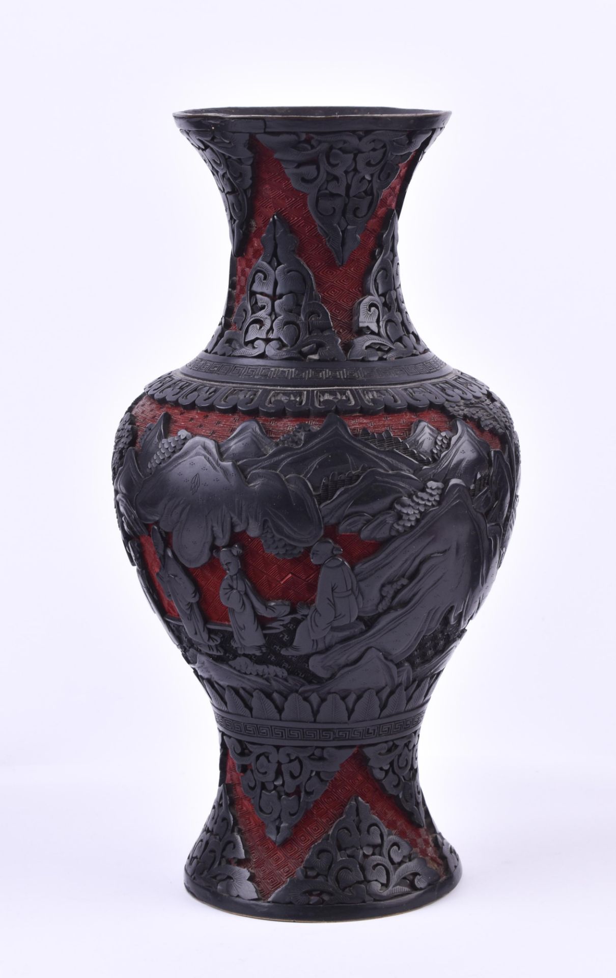 Lackvase China wohl 18. Jhd. - Image 2 of 5