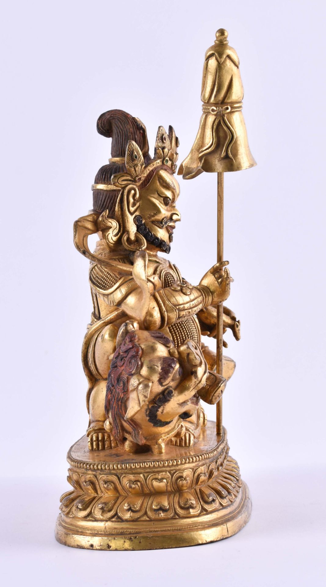 Bronze des Vaishravana Tibet 18. / 19. Jhd. - Image 4 of 7