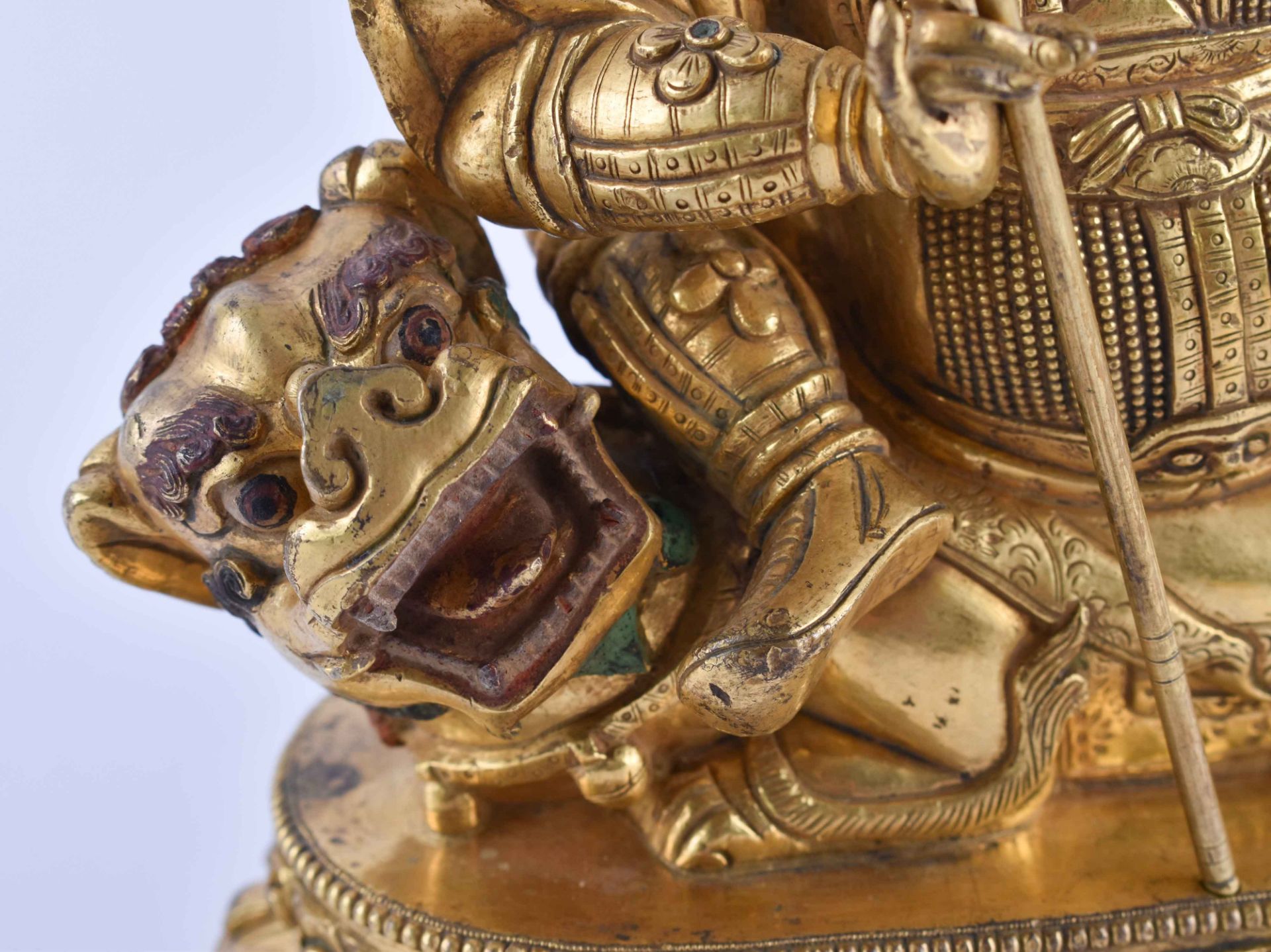 Bronze des Vaishravana Tibet 18. / 19. Jhd. - Image 3 of 7
