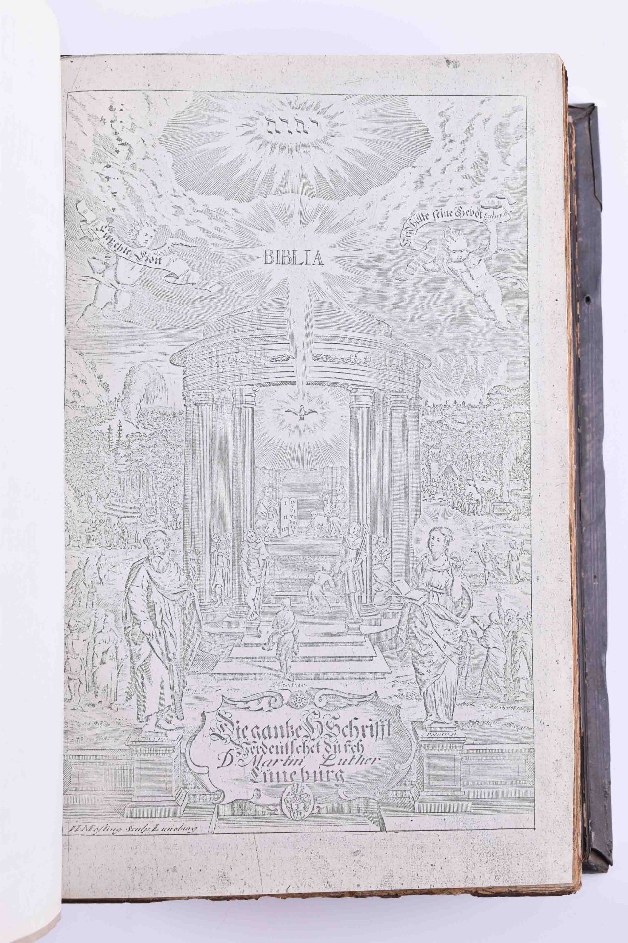 Bibel aus dem Jahr 1700 - Image 11 of 14