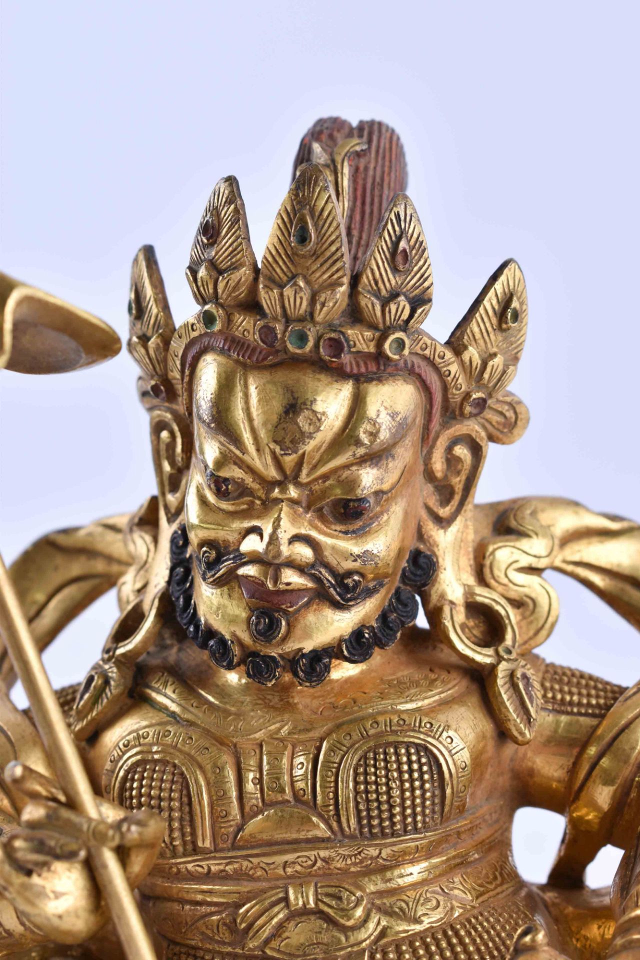 Bronze des Vaishravana Tibet 18. / 19. Jhd. - Image 2 of 7