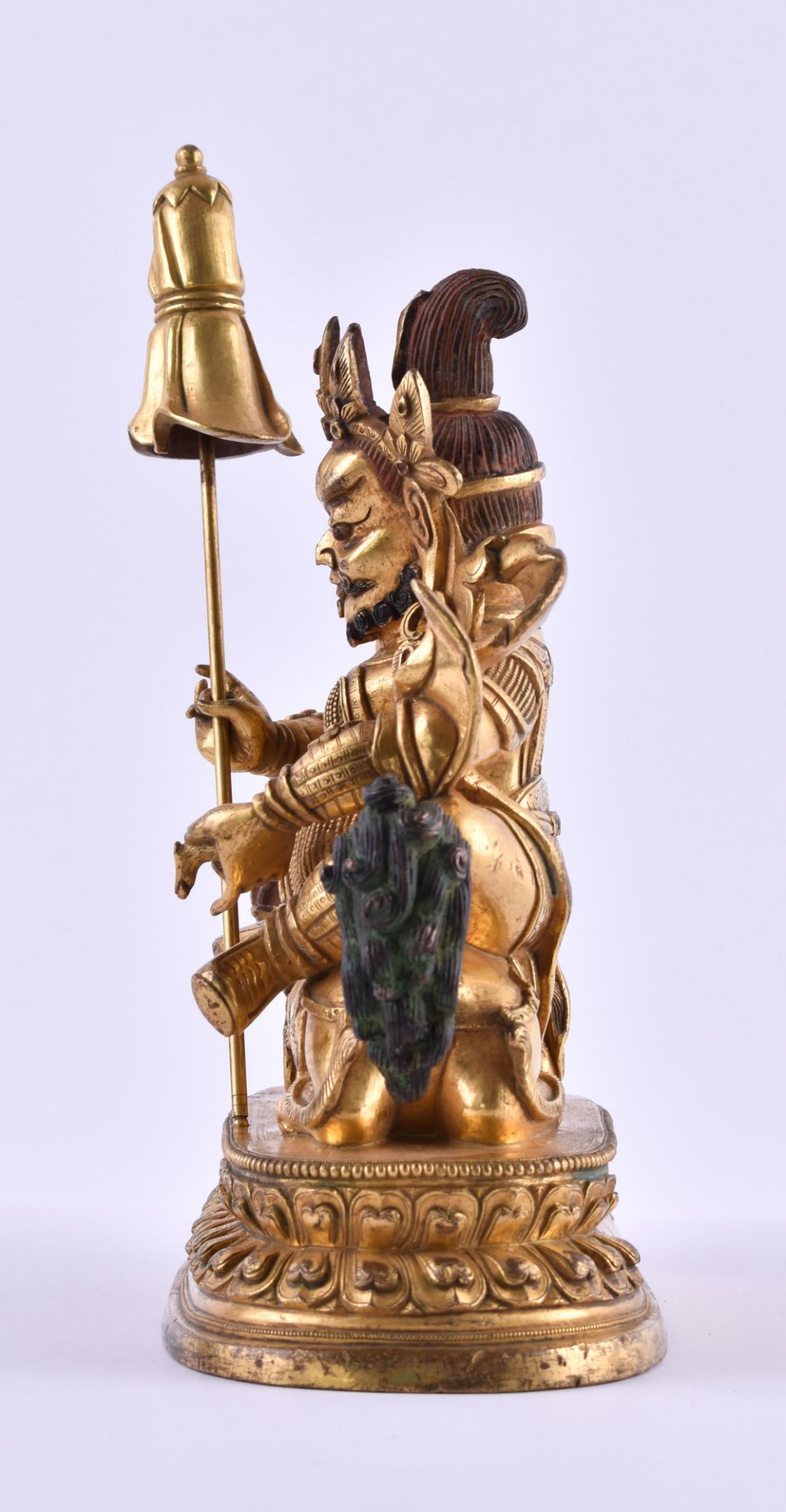 Bronze des Vaishravana Tibet 18. / 19. Jhd. - Image 5 of 7