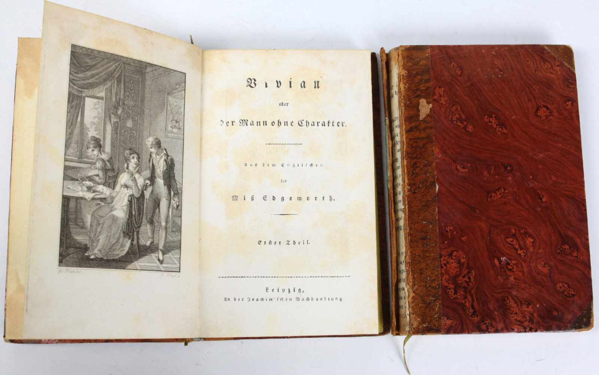 Vivian oder der Mann ohne Charakter2 Bände, aus dem englischen der Miss Edgeworth, Leipzig, in der