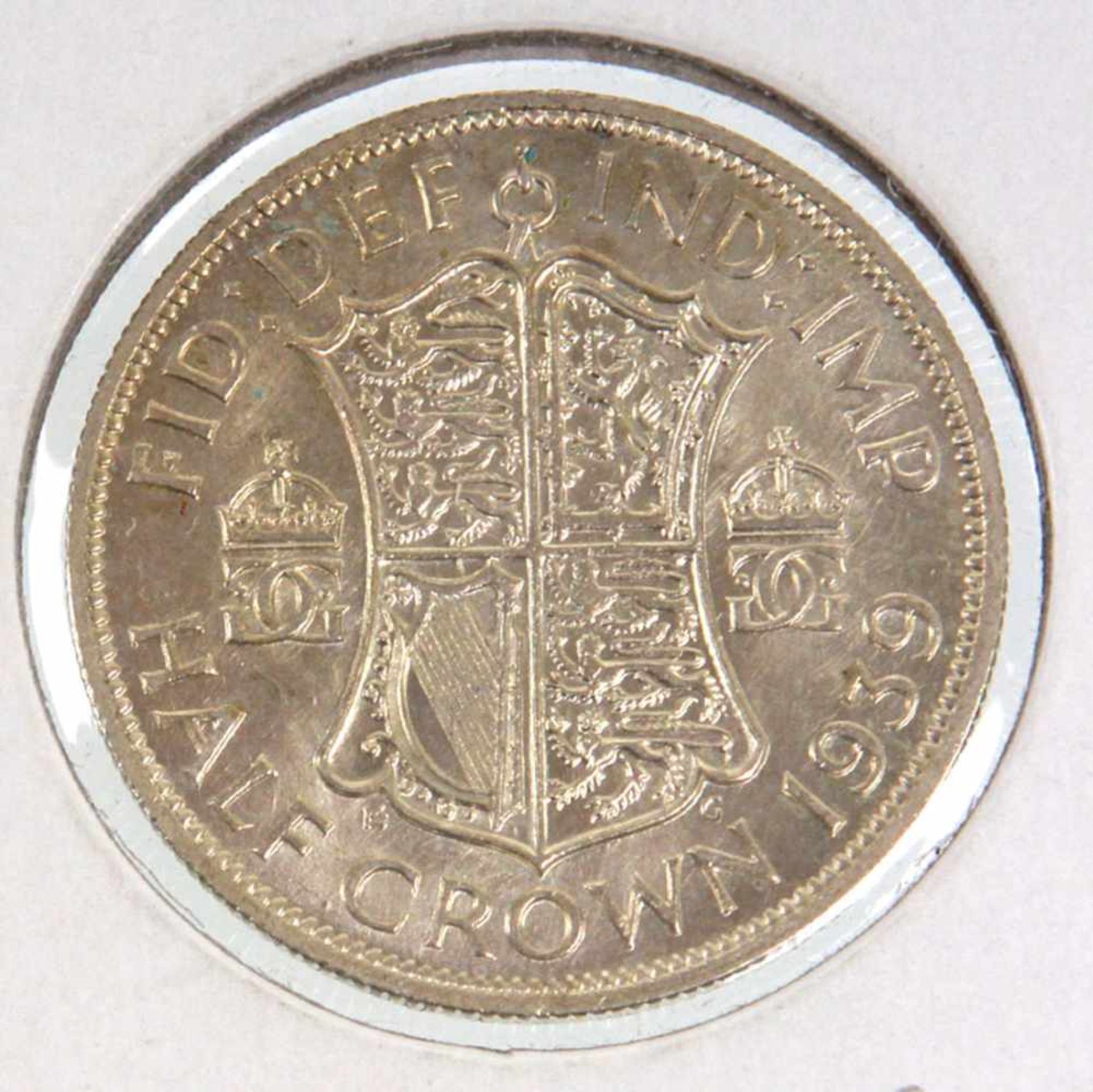 Half Crown Georg VI. 1939Silber, Vereinigtes Königreich, Großbritannien u. Irland, Half Crown - Bild 2 aus 2