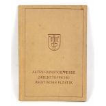 Auktionskatalog München 1936Altes Kunstgewerbe aus der Sammlung Frau Margarete Oppenheim,