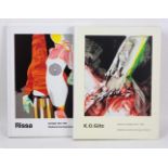 2 KunstbücherStädtische Kunstsammlungen Chemnitz, *Rissa Gemälde 1964-1994* sowie *K.O. Götz