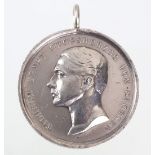 Allgemeines Ehrenzeichen *Dem Verdienste* 1914in Silber 890, so auch am Rand punziert, avers Porträt