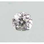 Brillant ca. 0,4 ctloser ungefasster Diamant im Brillantschliff von ca. 0,40 ct.