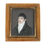 Miniatur Portrait London um 1800Gouache auf Elfenbein, umseitig bezeichnet *George Engleheart (*