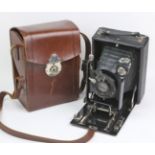 Plattenkamera *Ica Vario Dresden* 9x12 um 1940Laufbodenkamera für Negativplatten mit intaktem