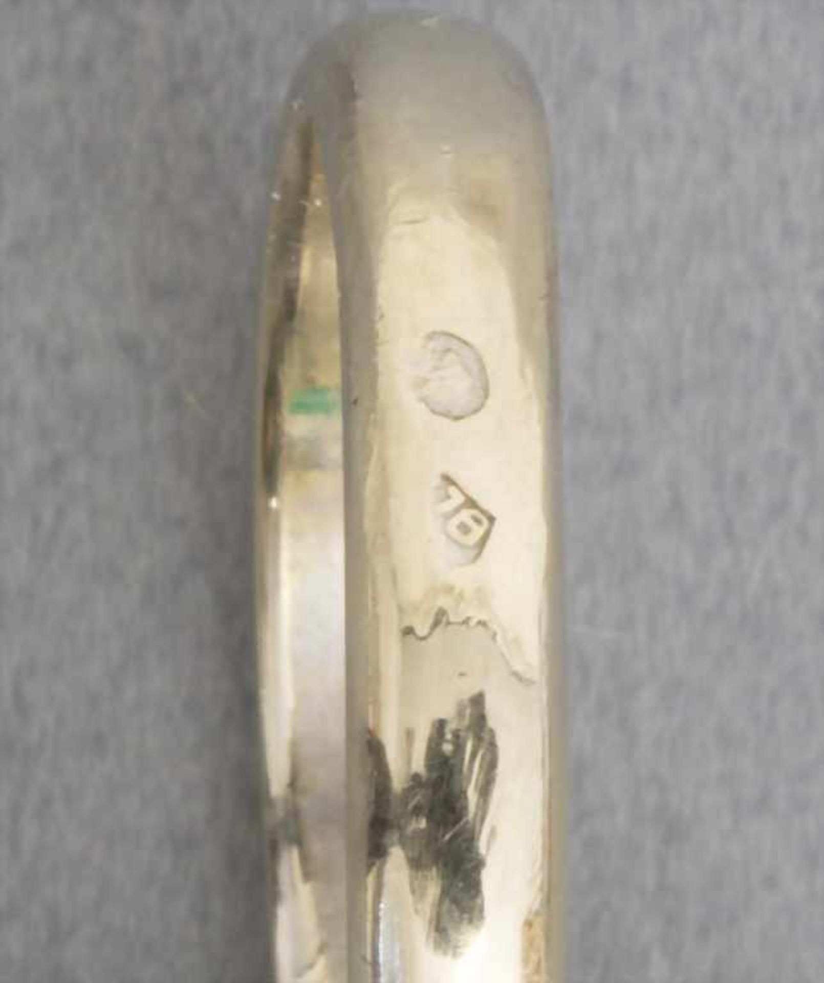 Damenring mit Smaragd und Diamanten / A ladies ring with emerald and diamondsMaterial: Weißgold - Image 4 of 4
